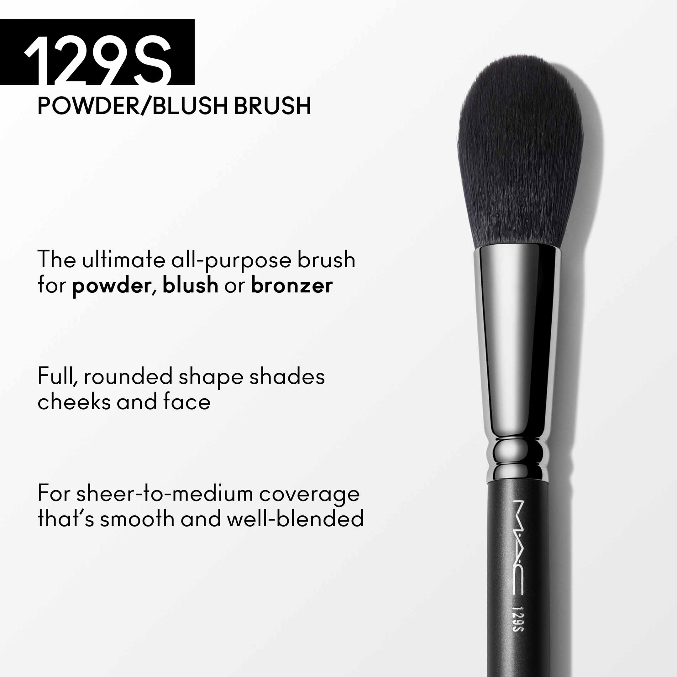 129 Synthetic Powder/Blush Brush - Image 4