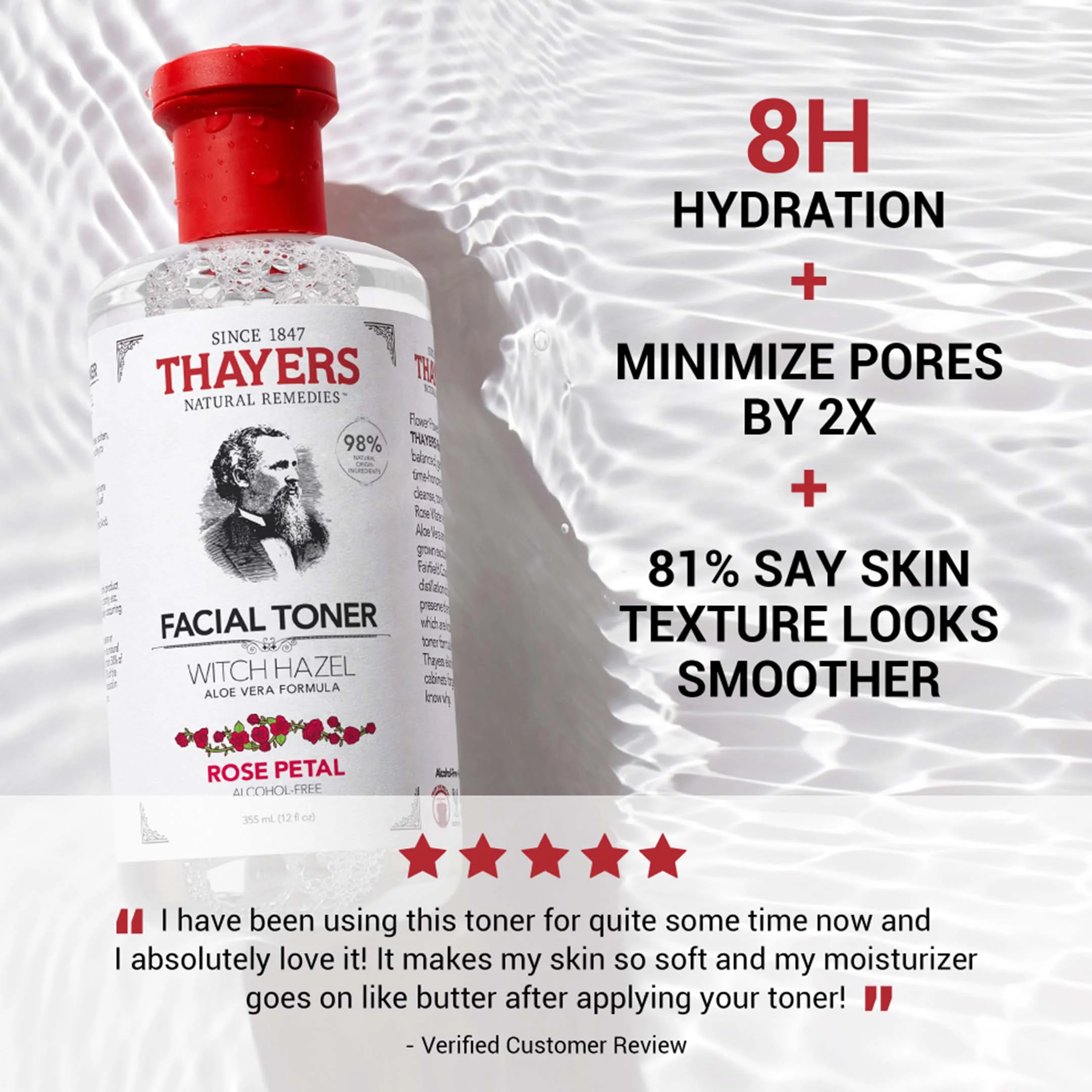 Alcohol Free Witch Hazel Toner Rose - Image 21