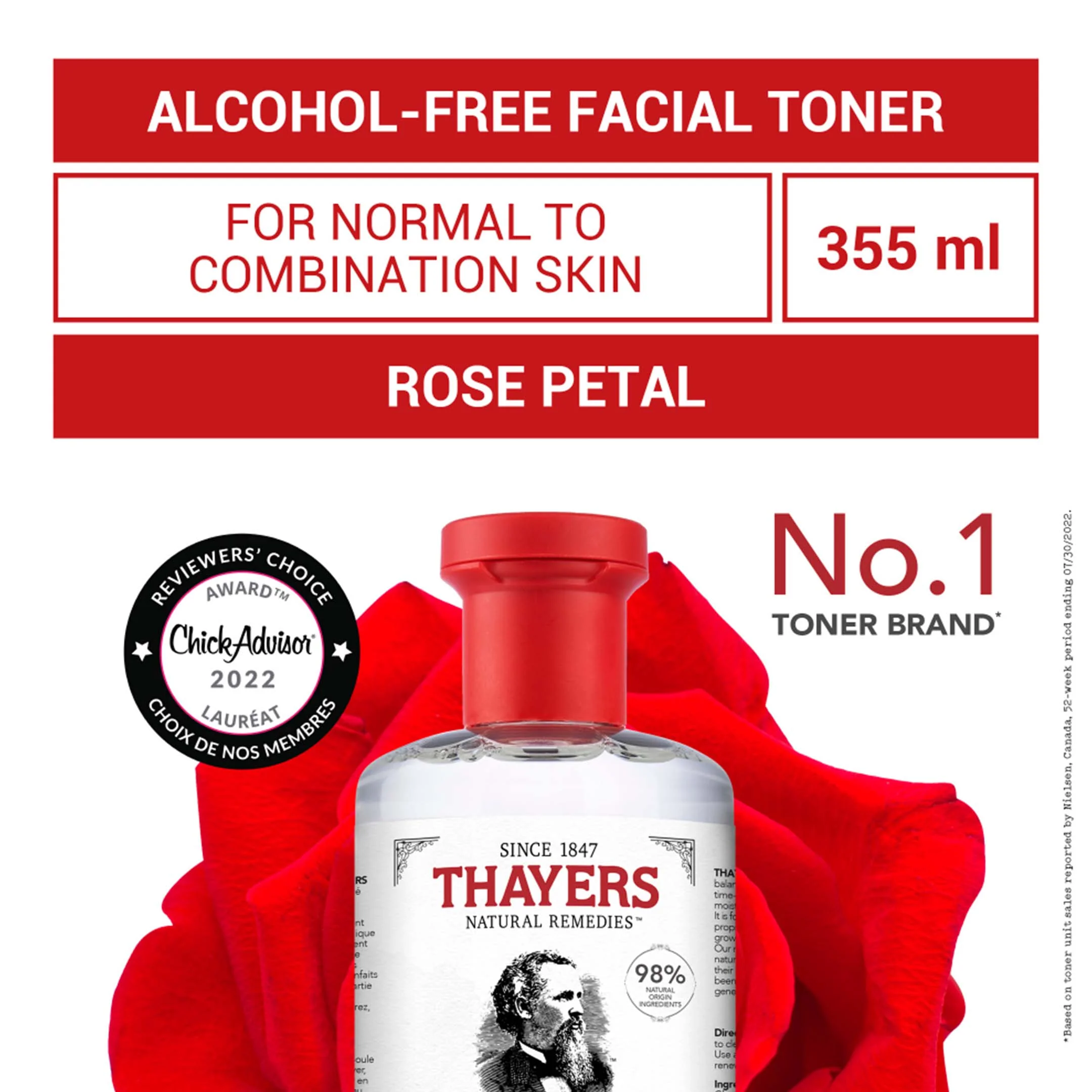 Alcohol Free Witch Hazel Toner Rose - Image 24