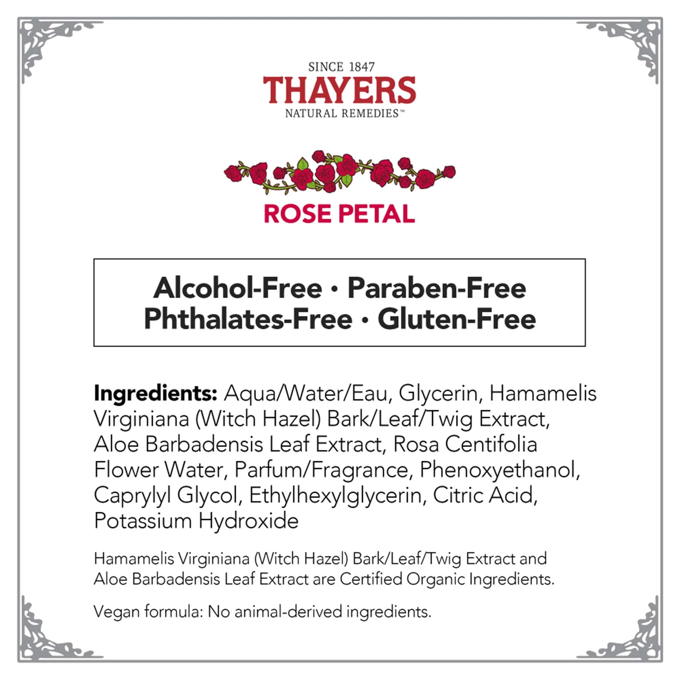 Alcohol Free Witch Hazel Toner Rose - Image 8