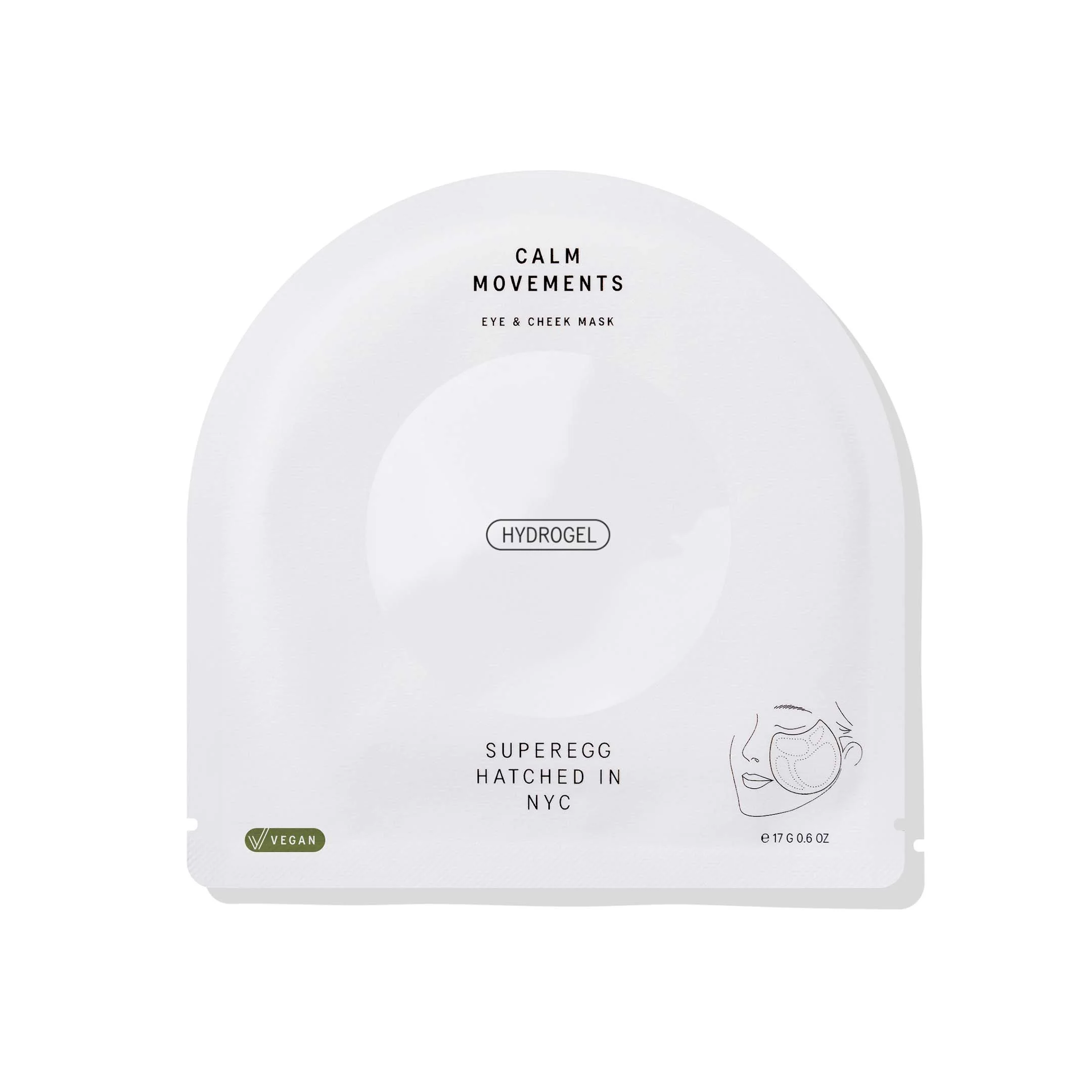 Calm Movements Eye & Cheek Mask (X5)