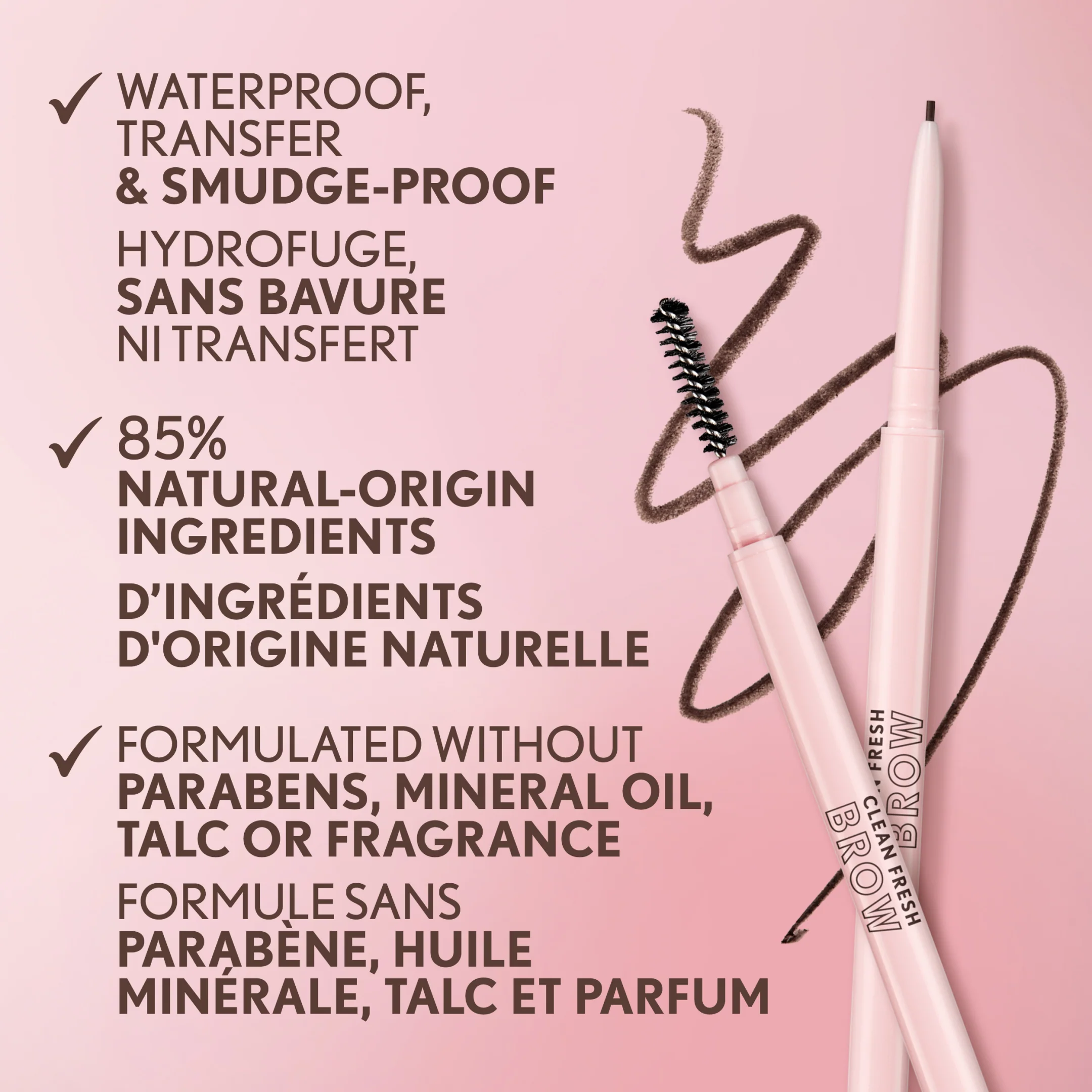 Clean Fresh Brow Nano Eyebrow Pencil - Image 6