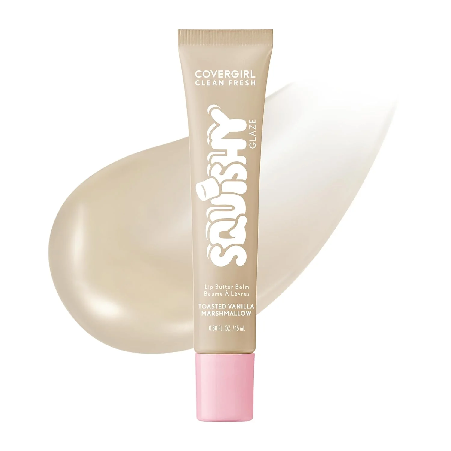 Clean Fresh Squishy Glaze Lip Butter Balm Toasted Vanilla Marshmallow 140
