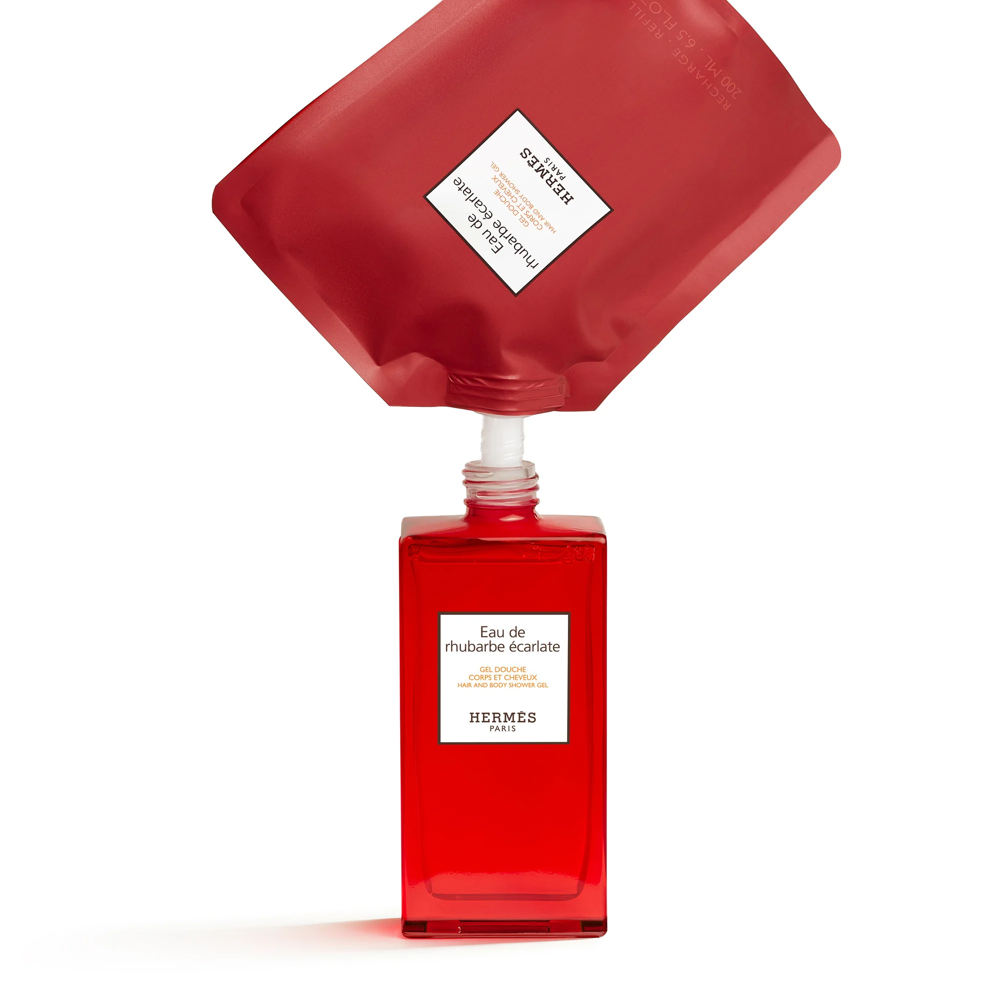 Eau De Rhubarbe Ecarlate Hair & Body Shower Gel 200Ml Refill - Image 2