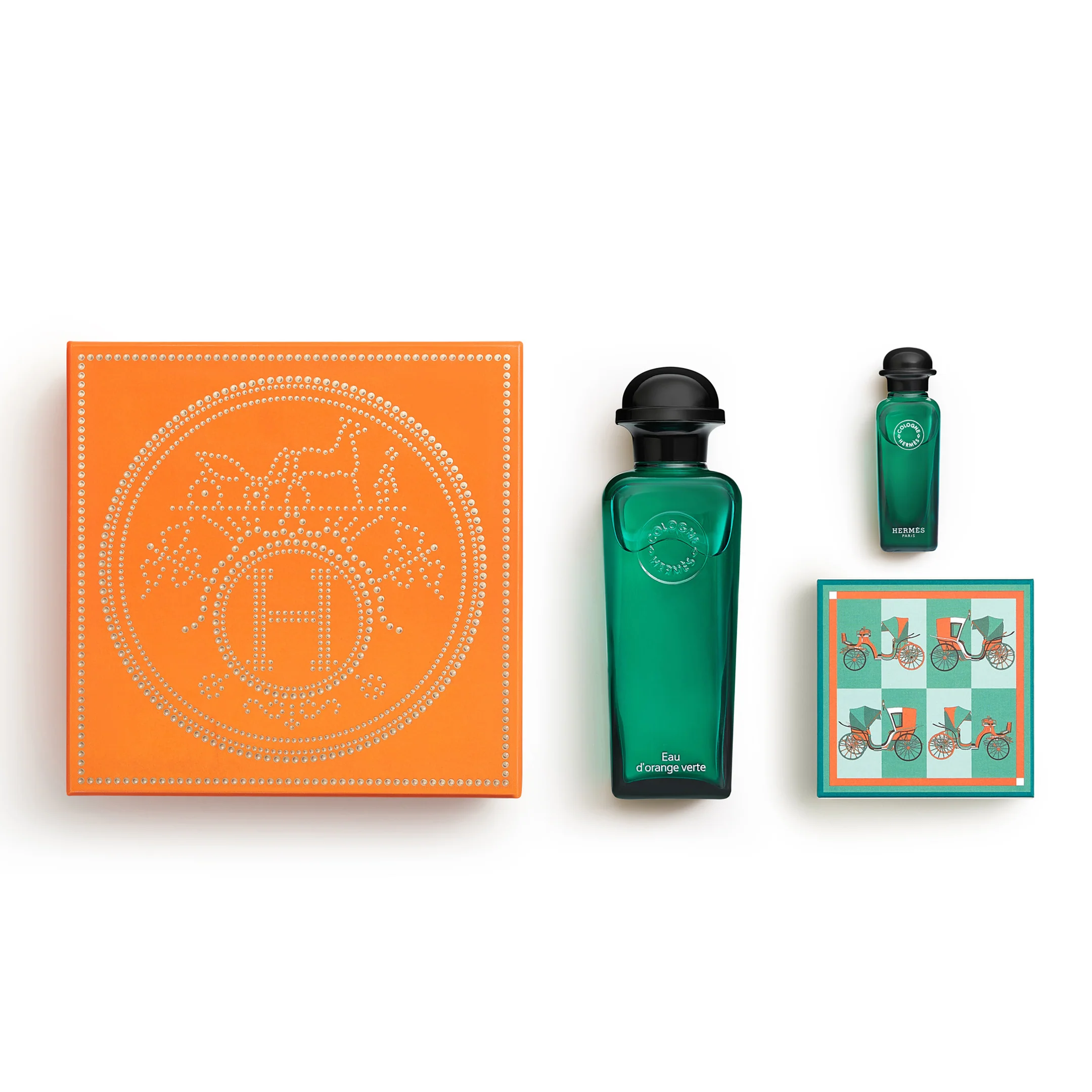 Eau d'Orange Verte gift set, Eau de Cologne, 100 ml + 7.5 ml + 50 g - Image 2