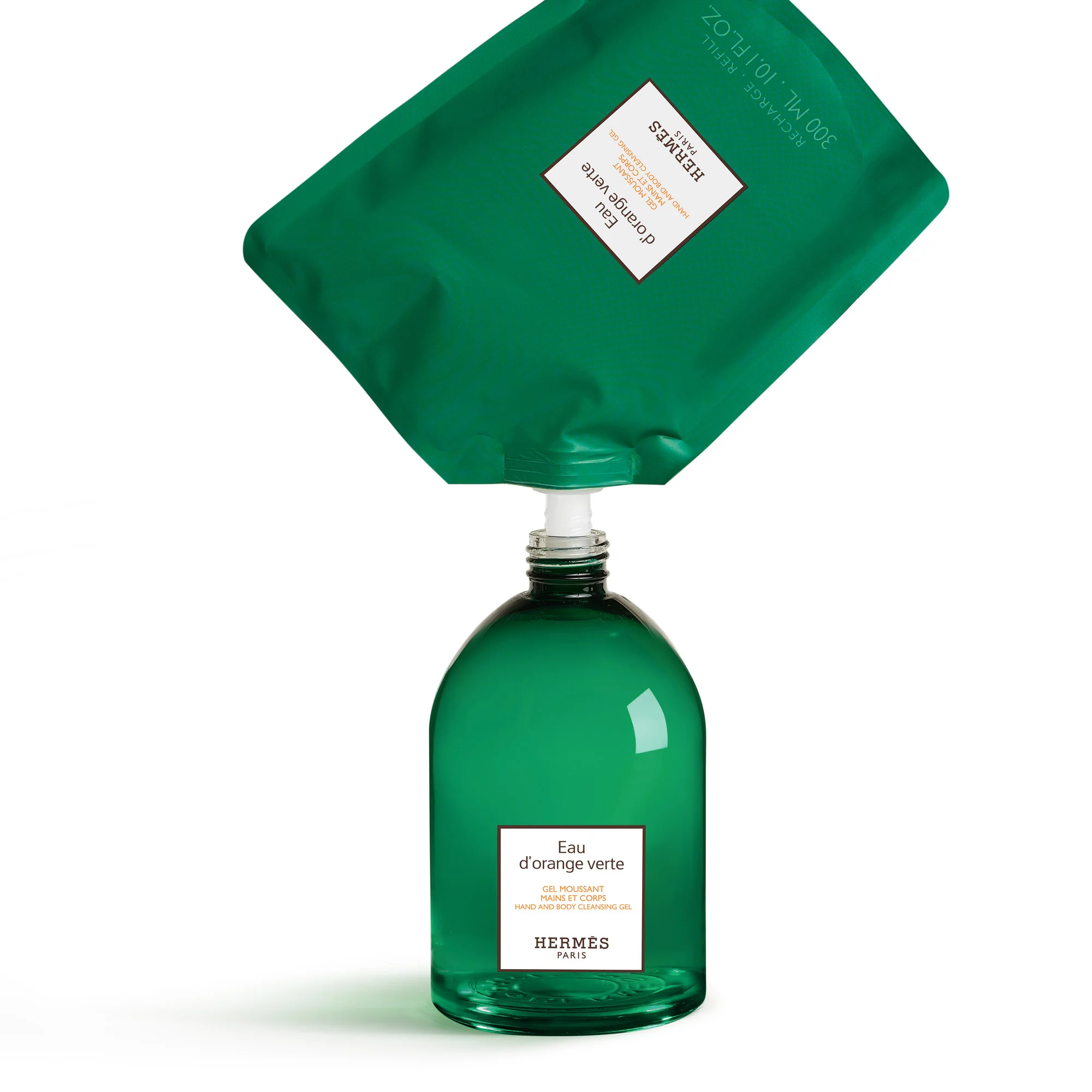 Eau D'Orange Verte Hand & Body Cleansing Gel 300Ml Recharge - Image 2