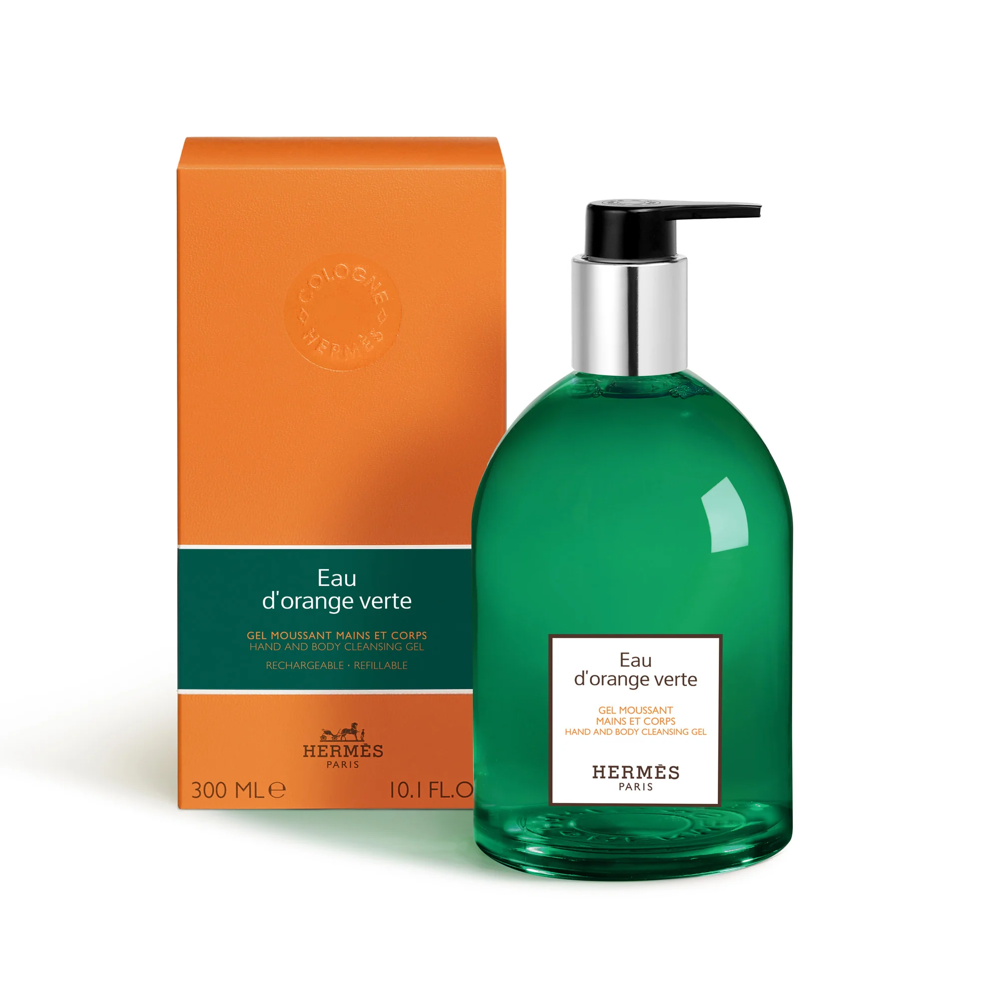 Eau D'Orange Verte Hand & Body Cleansing Gel 300Ml Recharge - Image 3