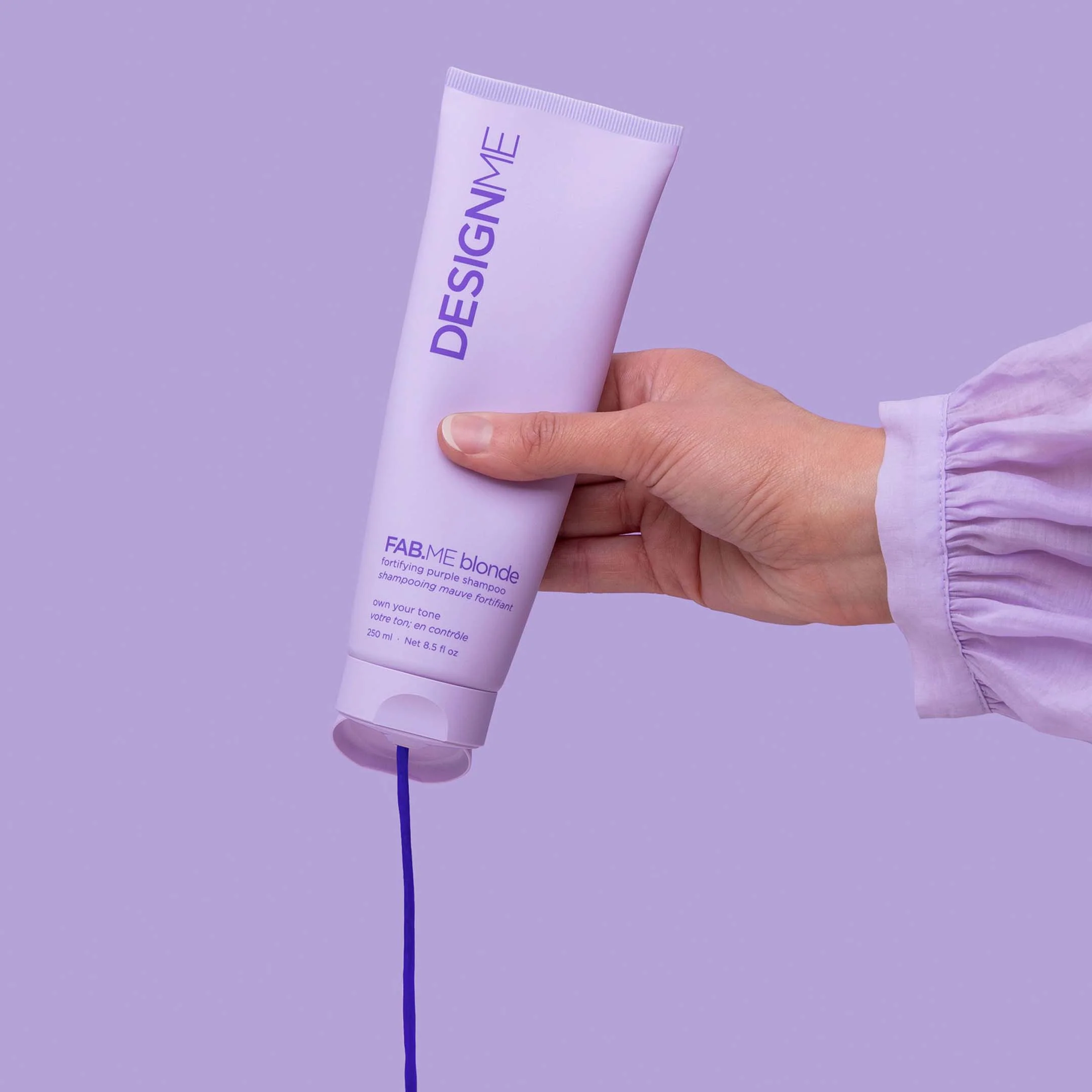 Fab.Me Fortifying Purple Shampoo 250Ml / 8.5 Oz - Image 5