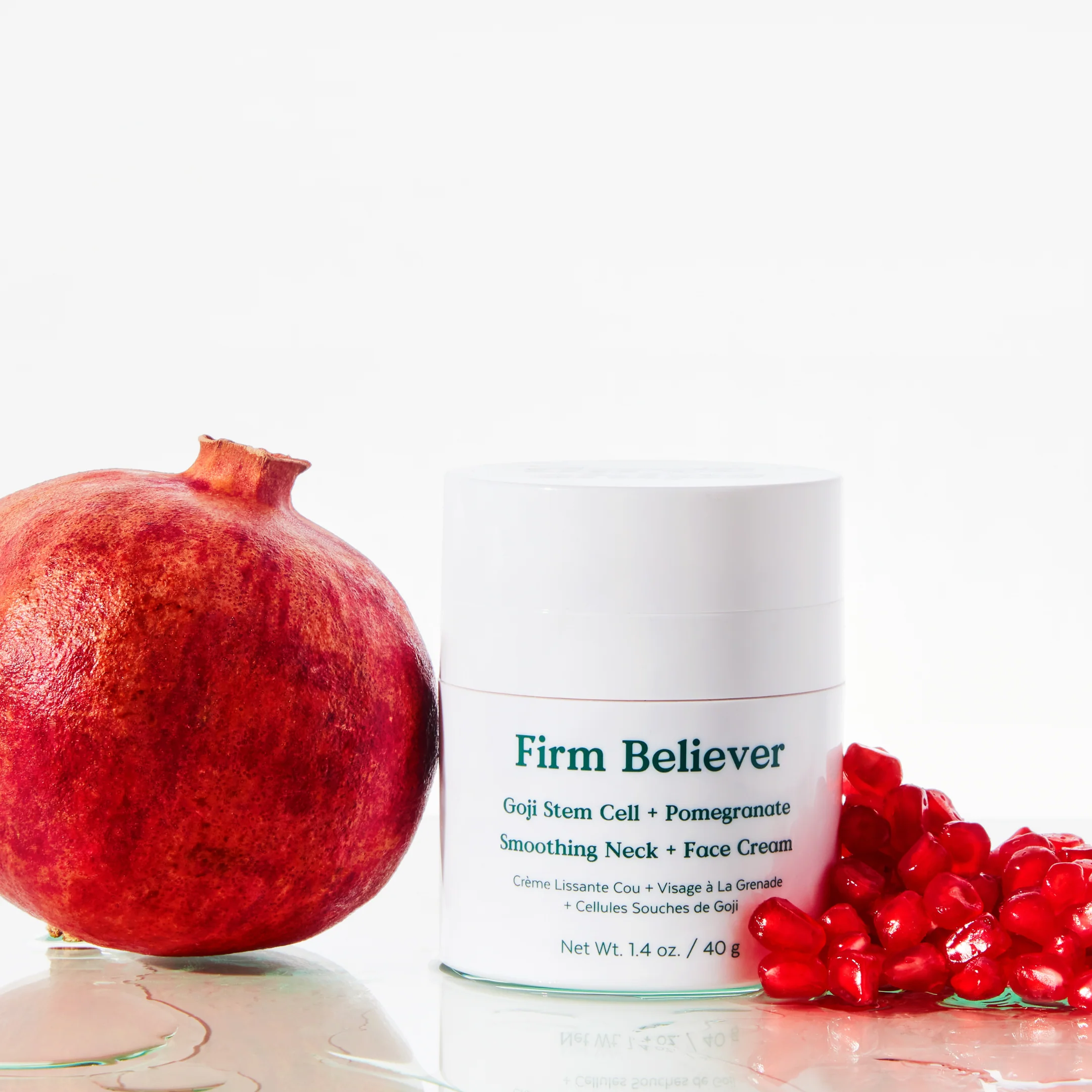 Firm Believer Goji Stem Cell + Pomegranate Smoothing Neck + Face Cream - Image 4