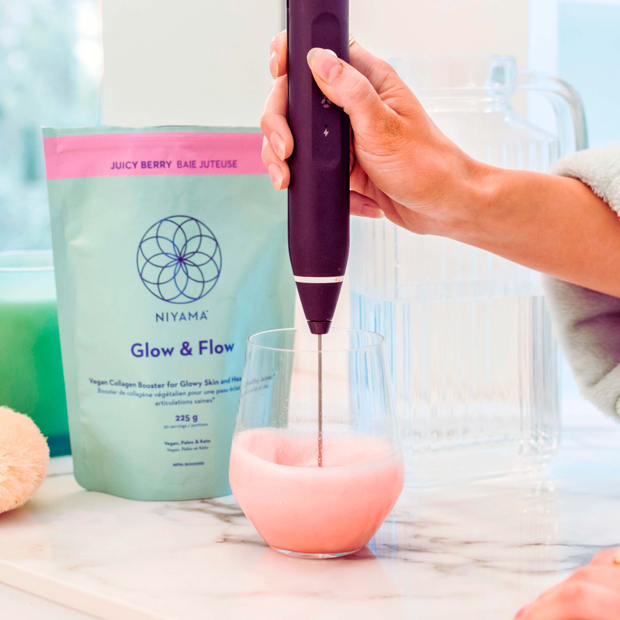 Glow & Flow Vegan Collagen Booster - Juicy Berry Flavour - Image 4