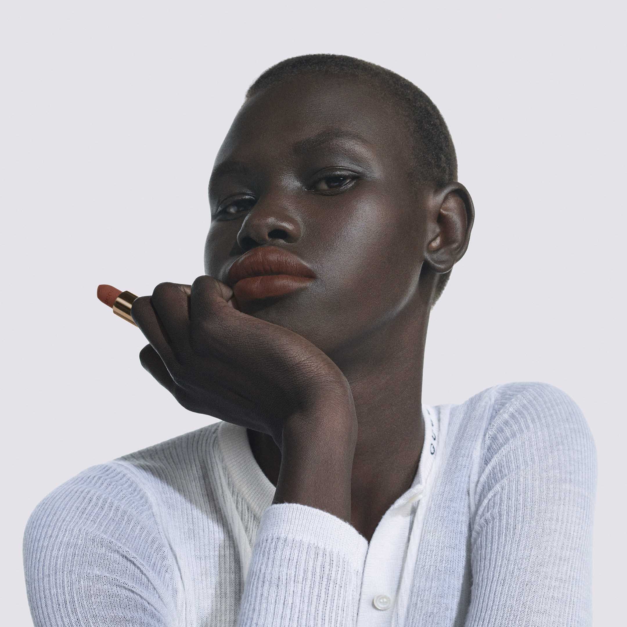 Gucci Makeup Matte Lipstick Limited Edition Shade 217 Valeria Rose - Image 5