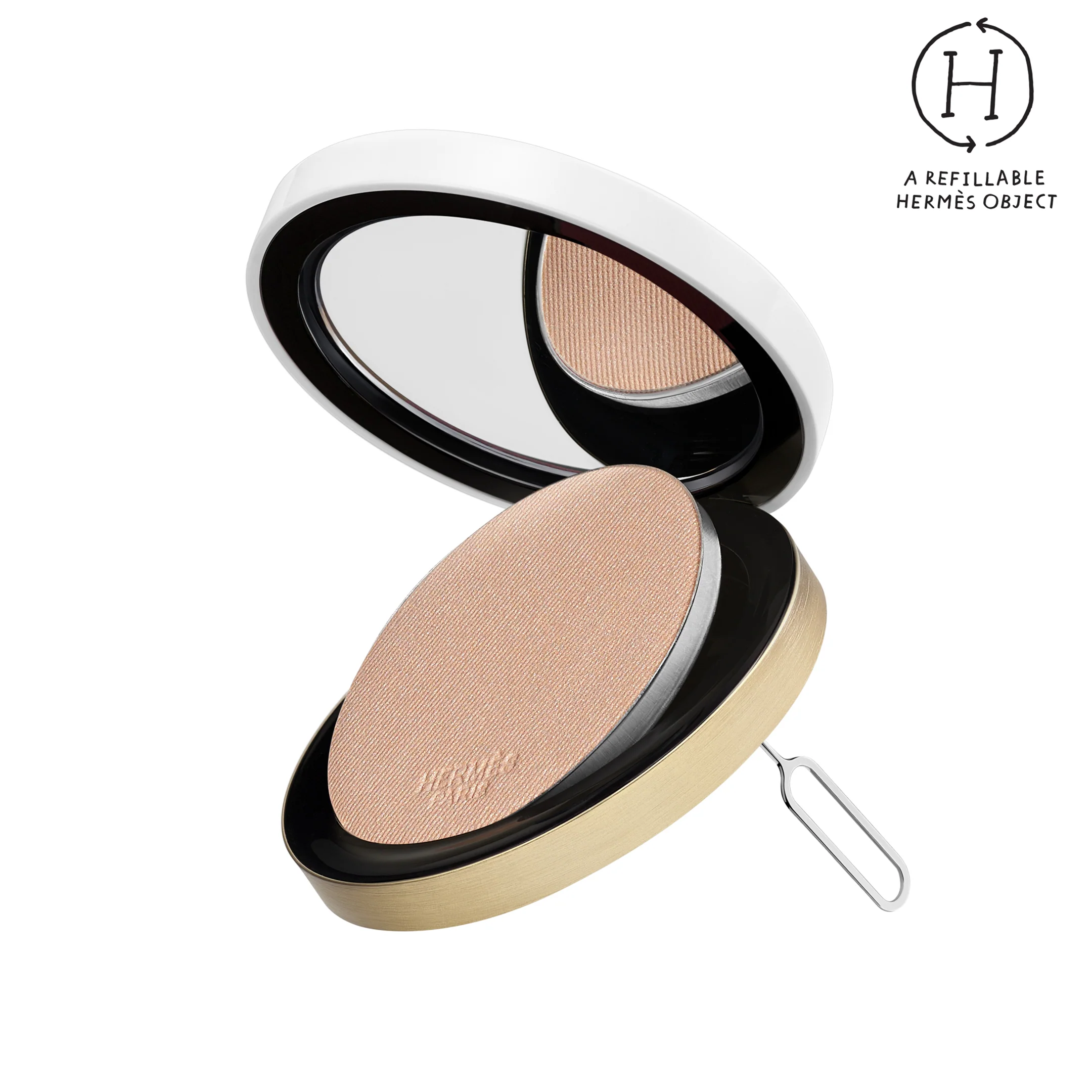 Hermes Plein Air Radiant Glow Powder Refill 02 Mirage - Image 2