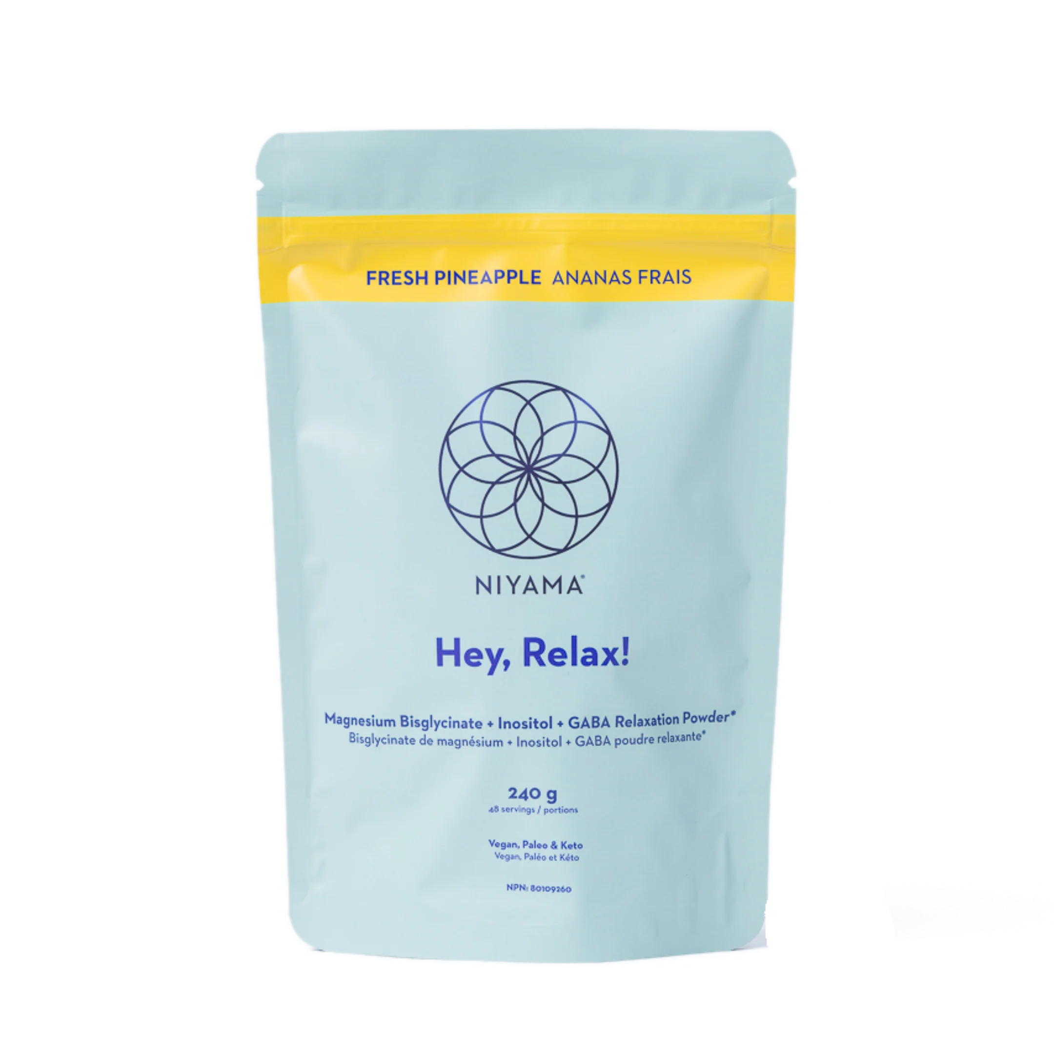 Hey Relax  Magnesium Bisglycinate + Inositol + Gaba - Pineapple Flavour - Image 5