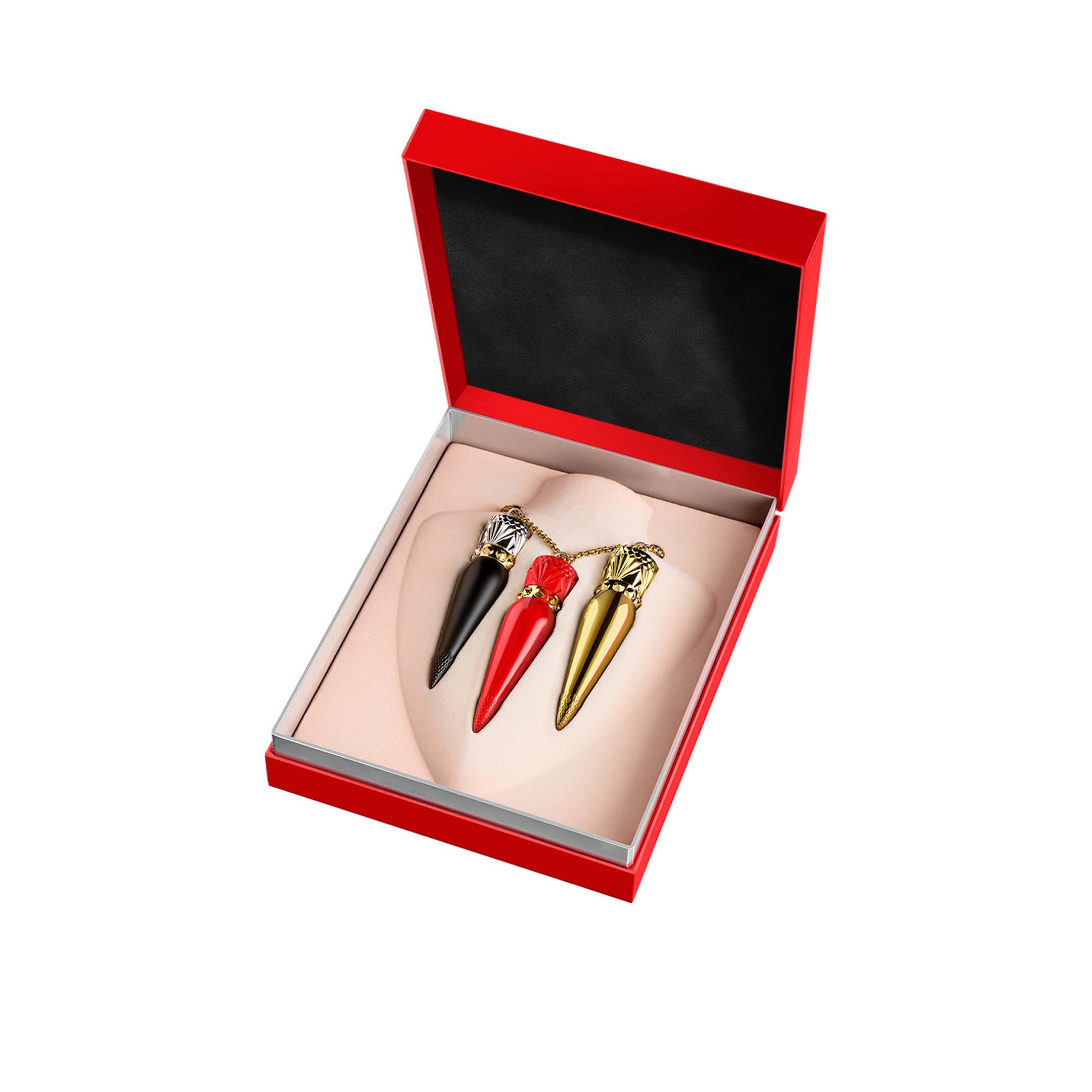 Lip Trio Rouge Louboutin Coffret - Rouge Louboutin 001M, Rouge Louboutin 001, Rouge Louboutin 001G - Image 6