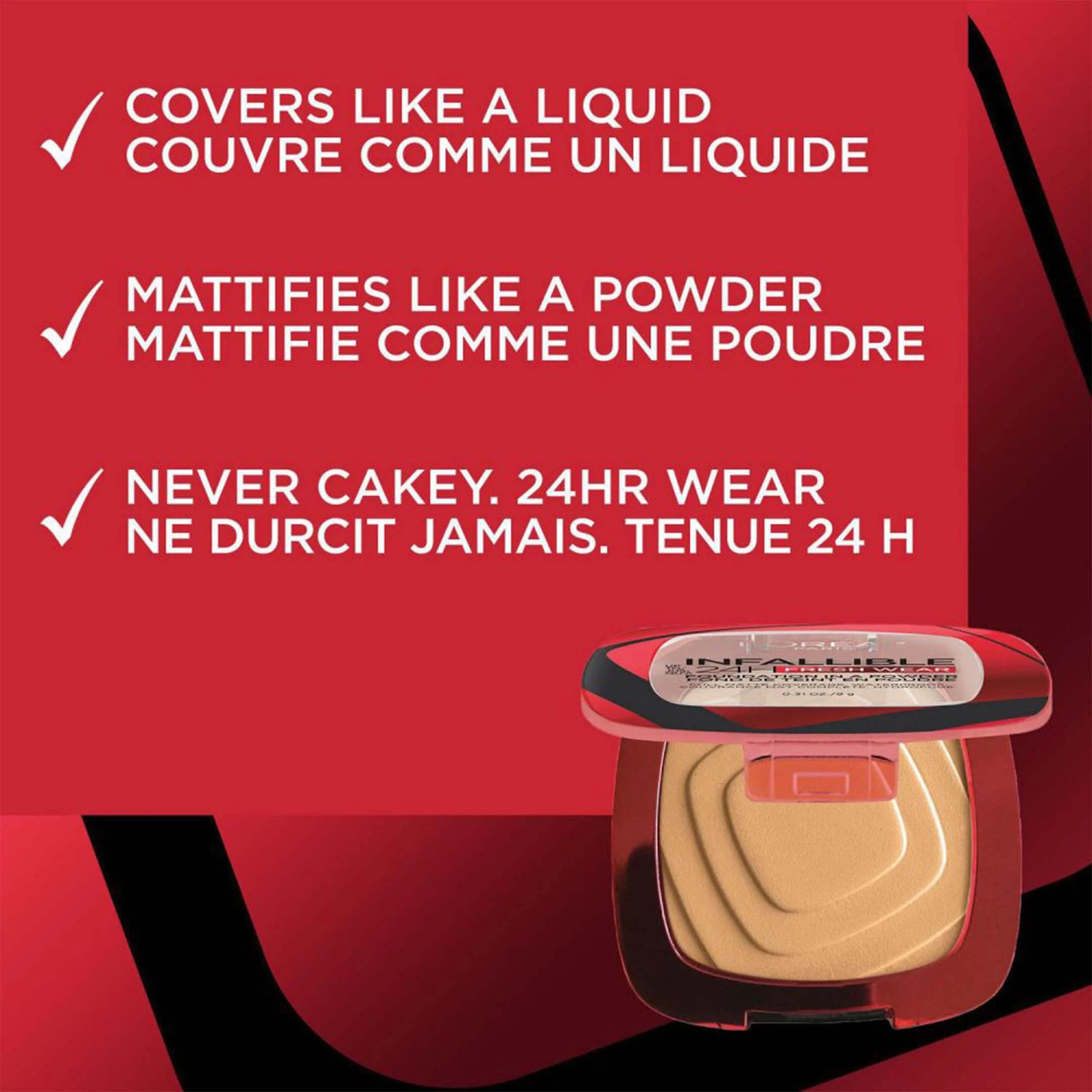 L'Oreal Infallible Powder Foundation Deep Amber - Image 4