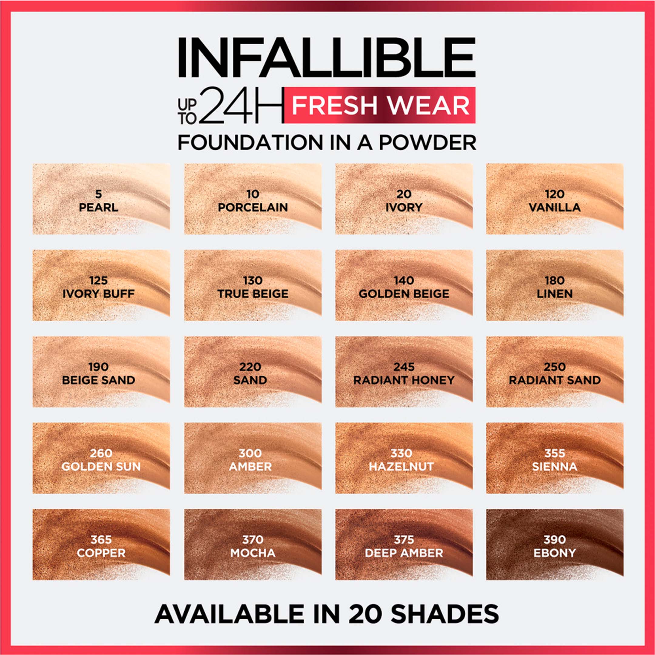 L'Oreal Infallible Powder Foundation Deep Amber - Image 8