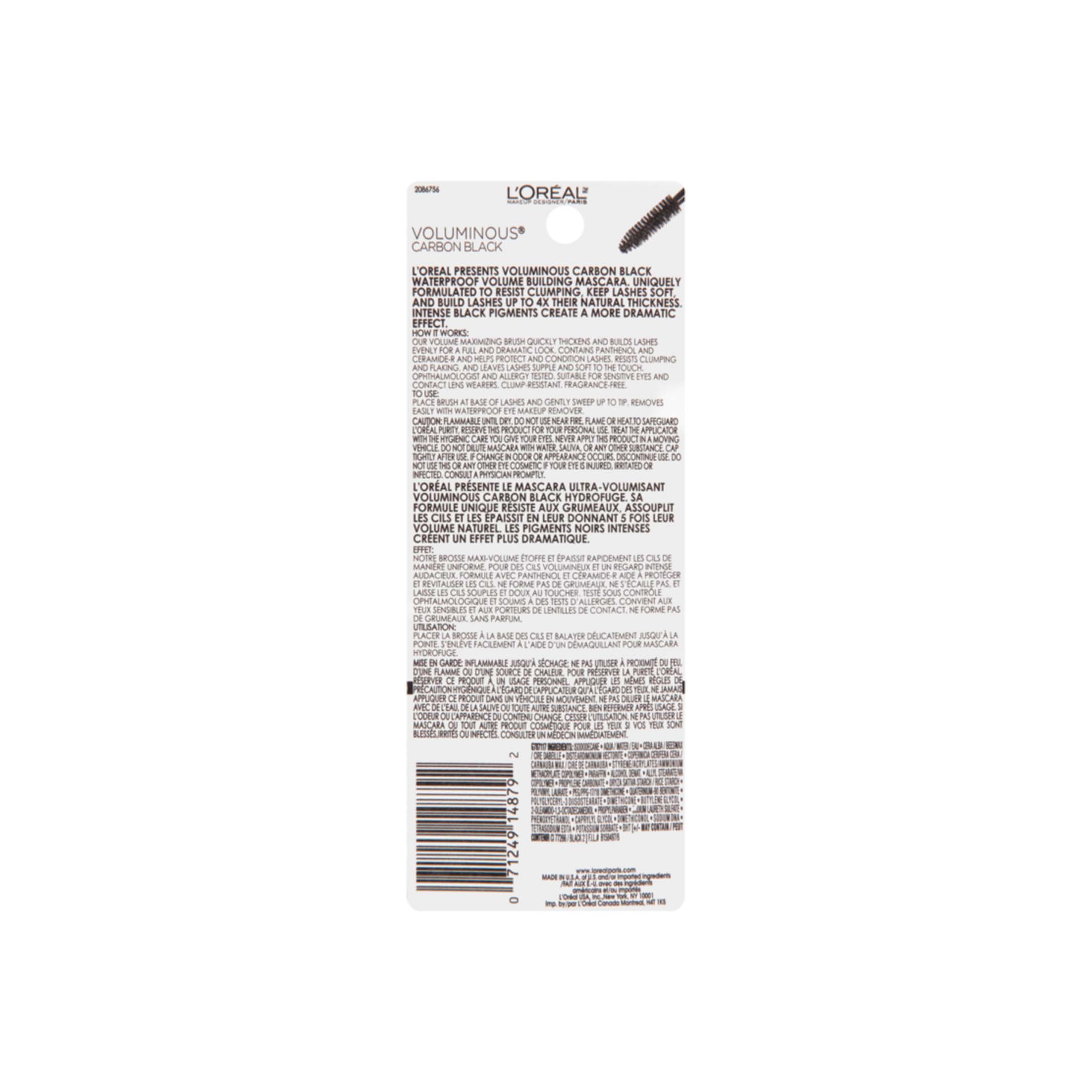 L'Oreal Voluminous Carbon Black Waterproof - Image 5