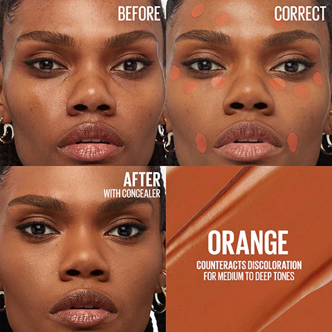 Maybelline New York Instant Age Rewind, Colour Corrector, Neutralises Blue Hues & Hyperpigmentation, Easy Blend Pigments, Orange, 6 ml - Image 2