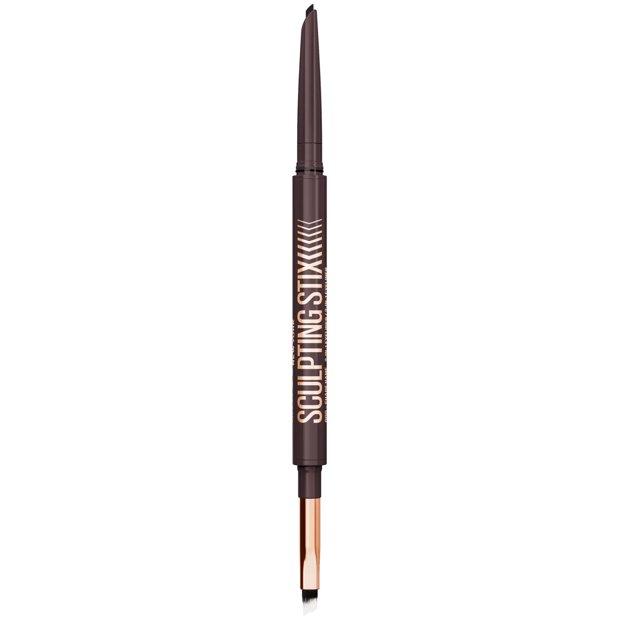 Maybelline Sculpting Stix Eyeliner 2-in-1 Dual Ended Liner Up to 24HR Wear Smooth Espresso 0.7G