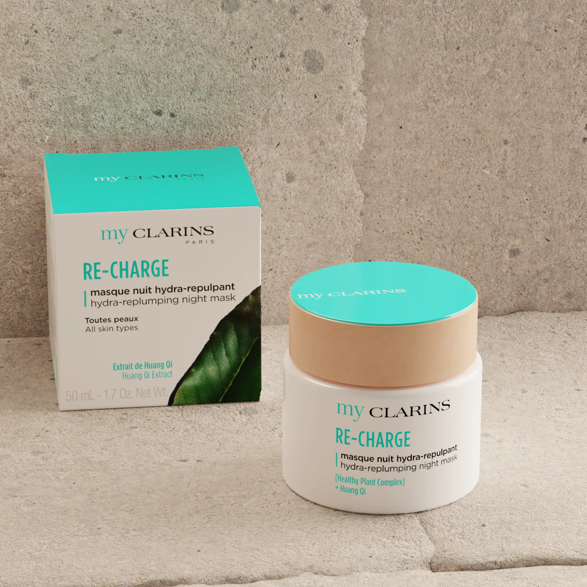 My Clarins RE-CHARGE hydra-replumping night mask - Image 5