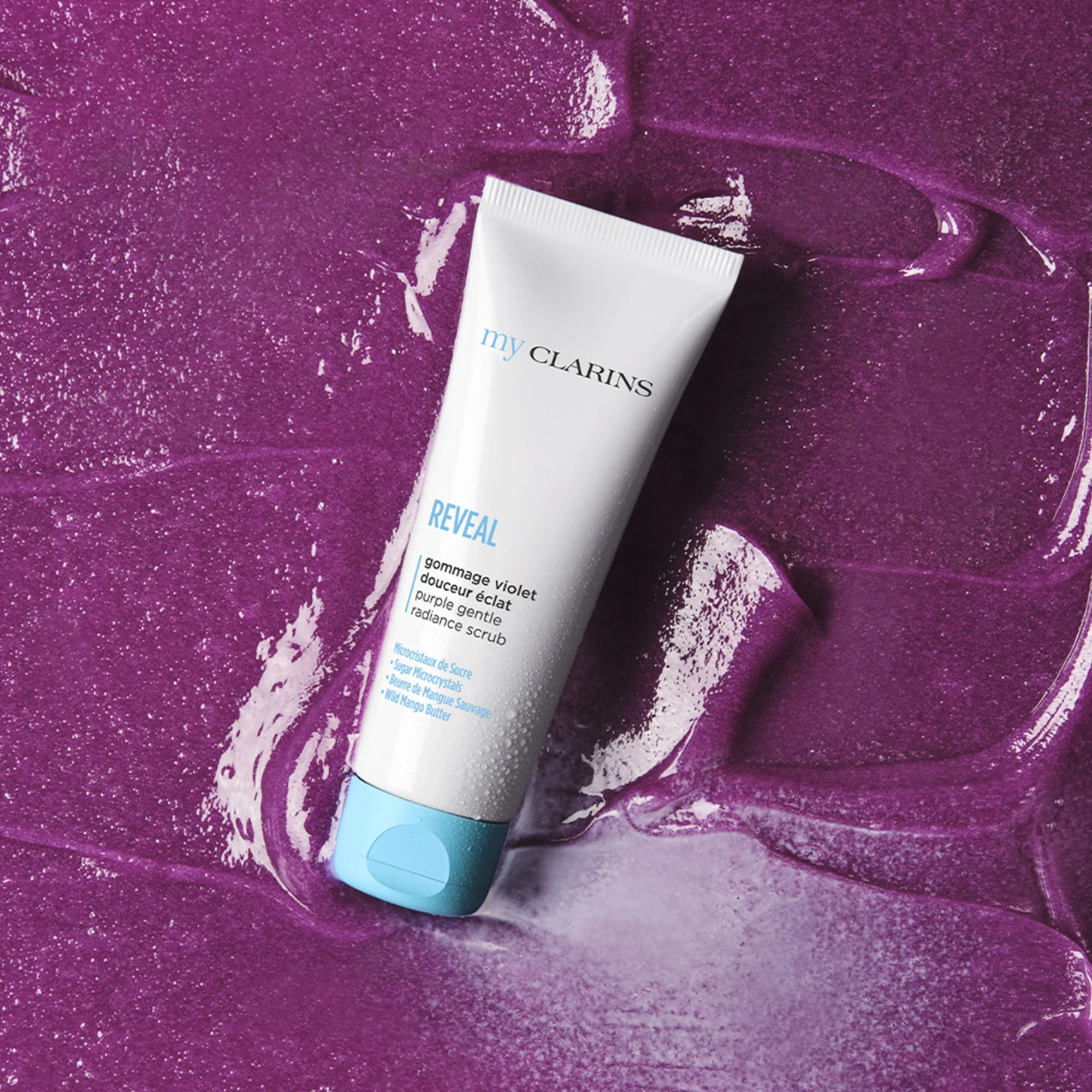 My Clarins REVEAL Purple Gentle Radiance Scrub - Image 3