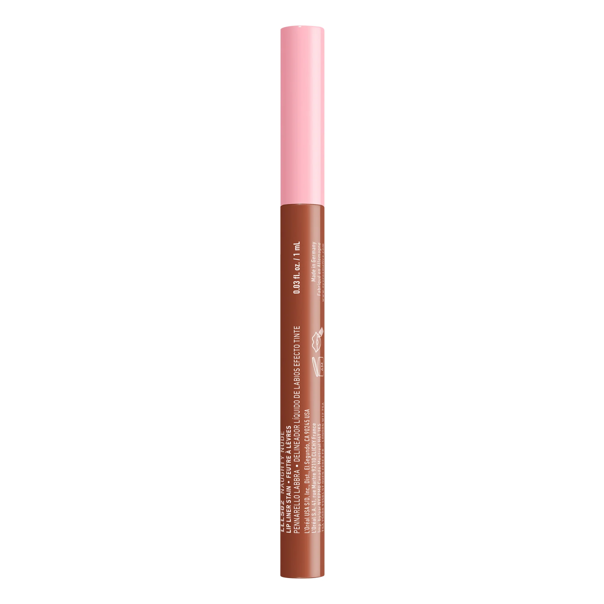 NYX LIP LINGERIE LINER STAIN NAUGHTY NUDE