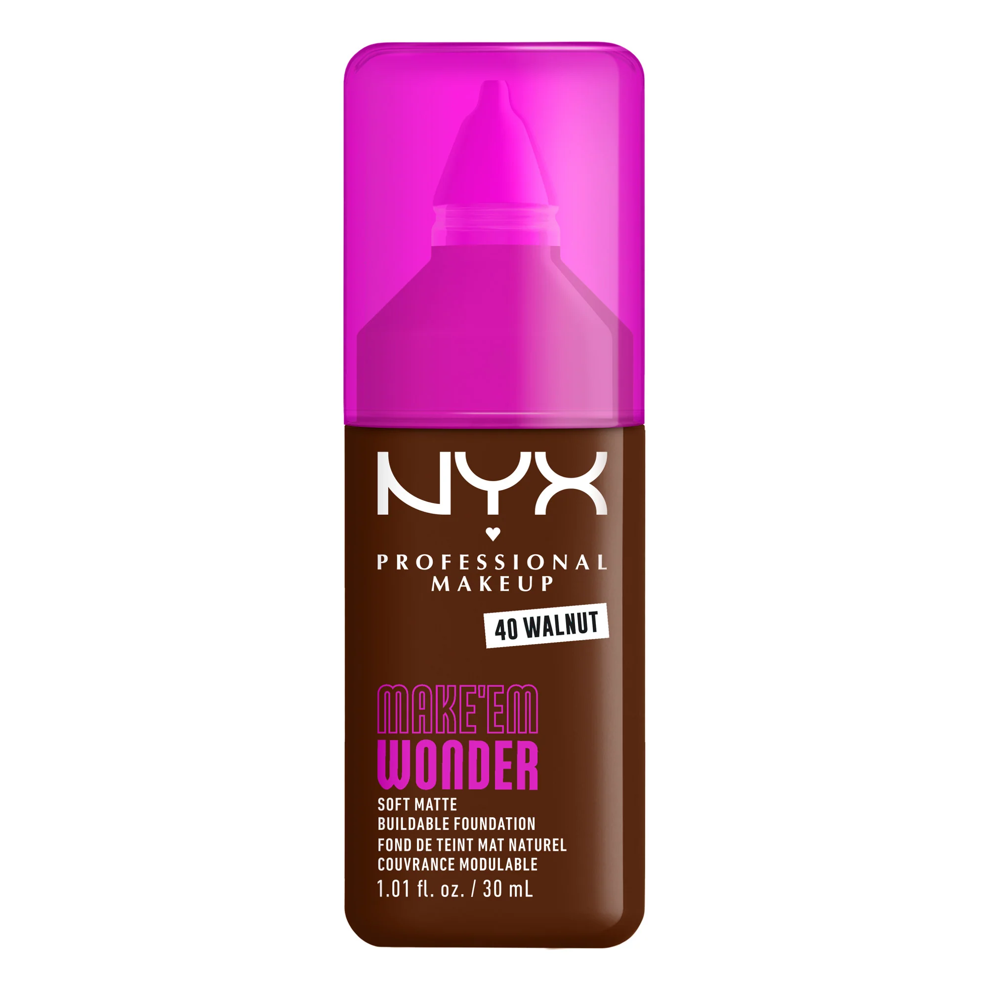 NYX MAKE'EM WONDER FOUNDATION WALNUT