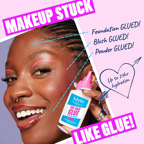 NYX Professional Makeup The Face Glue Primer, Gripping Primer, With POLYGLUTAMIC ACID for Hydration & MAPLE SYRUP for Grip, Up to 24 hour Hydration & Makeup Wear - Image 4