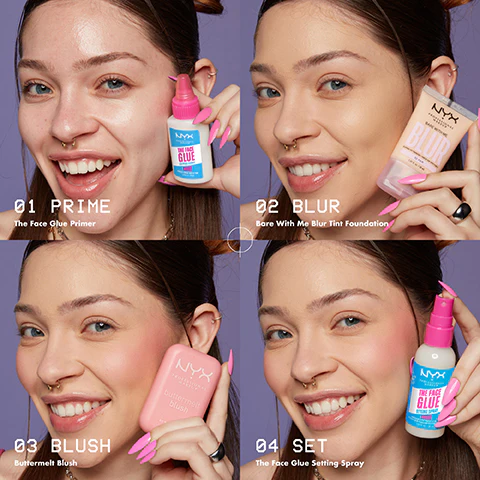 NYX Professional Makeup The Face Glue Setting Spray, Gripping Makeup Setting Spray with MAPLE SYRUP, Up to 24 hr wear, Transfer resistant & Waterproof, Non-sticky, 60 ml - Image 5