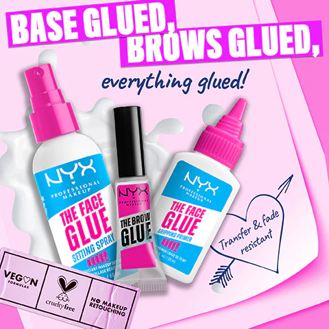 NYX Professional Makeup The Face Glue Setting Spray, Gripping Makeup Setting Spray with MAPLE SYRUP, Up to 24 hr wear, Transfer resistant & Waterproof, Non-sticky, 60 ml - Image 7