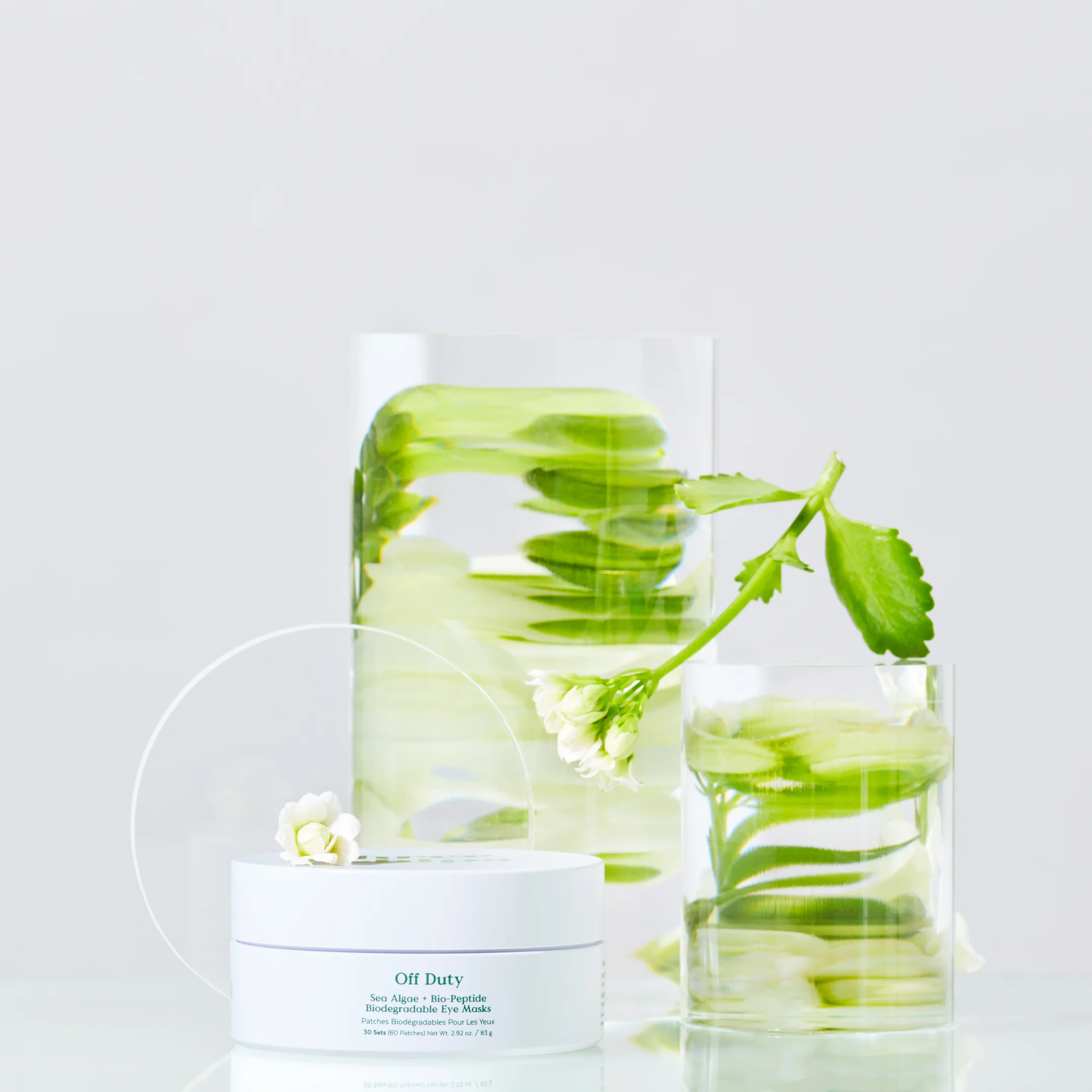 Off Duty Sea Algae + Bio-Peptide Smoothing Biodegradable Eye Masks - Image 4