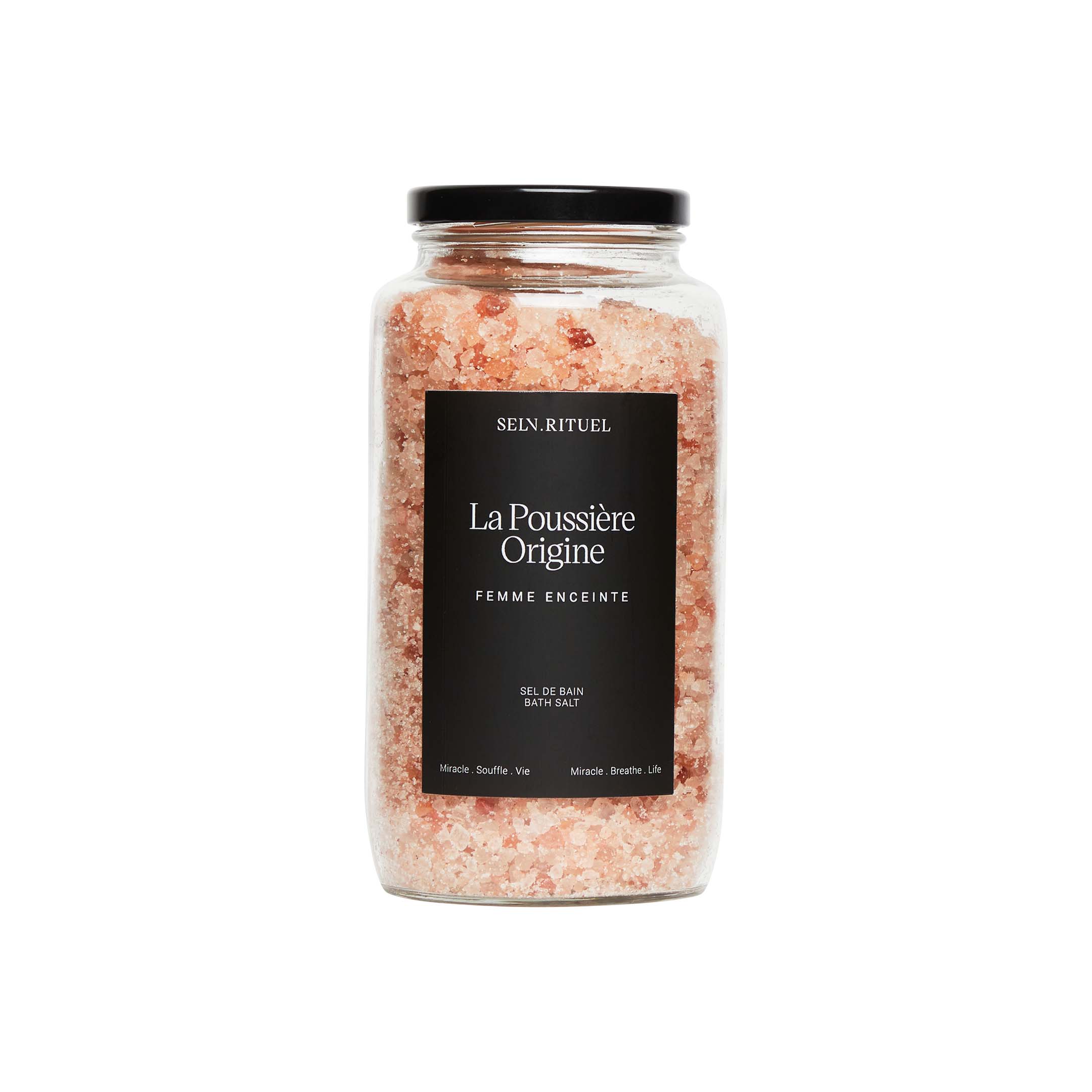 Origine Bath Salt - Orange And Violet Flower - Pink Shade