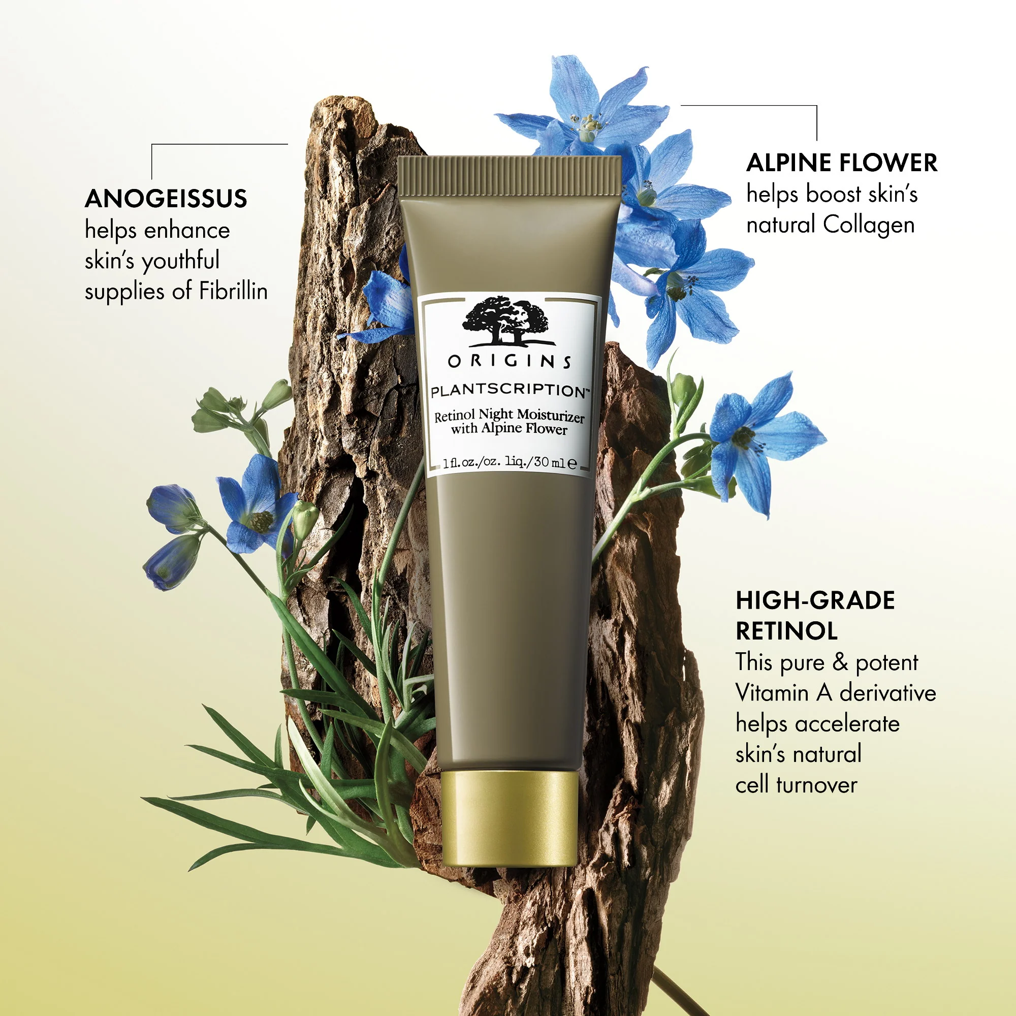 Plantscription™ Retinol Night Moisturizer With Alpine Flower - Image 3
