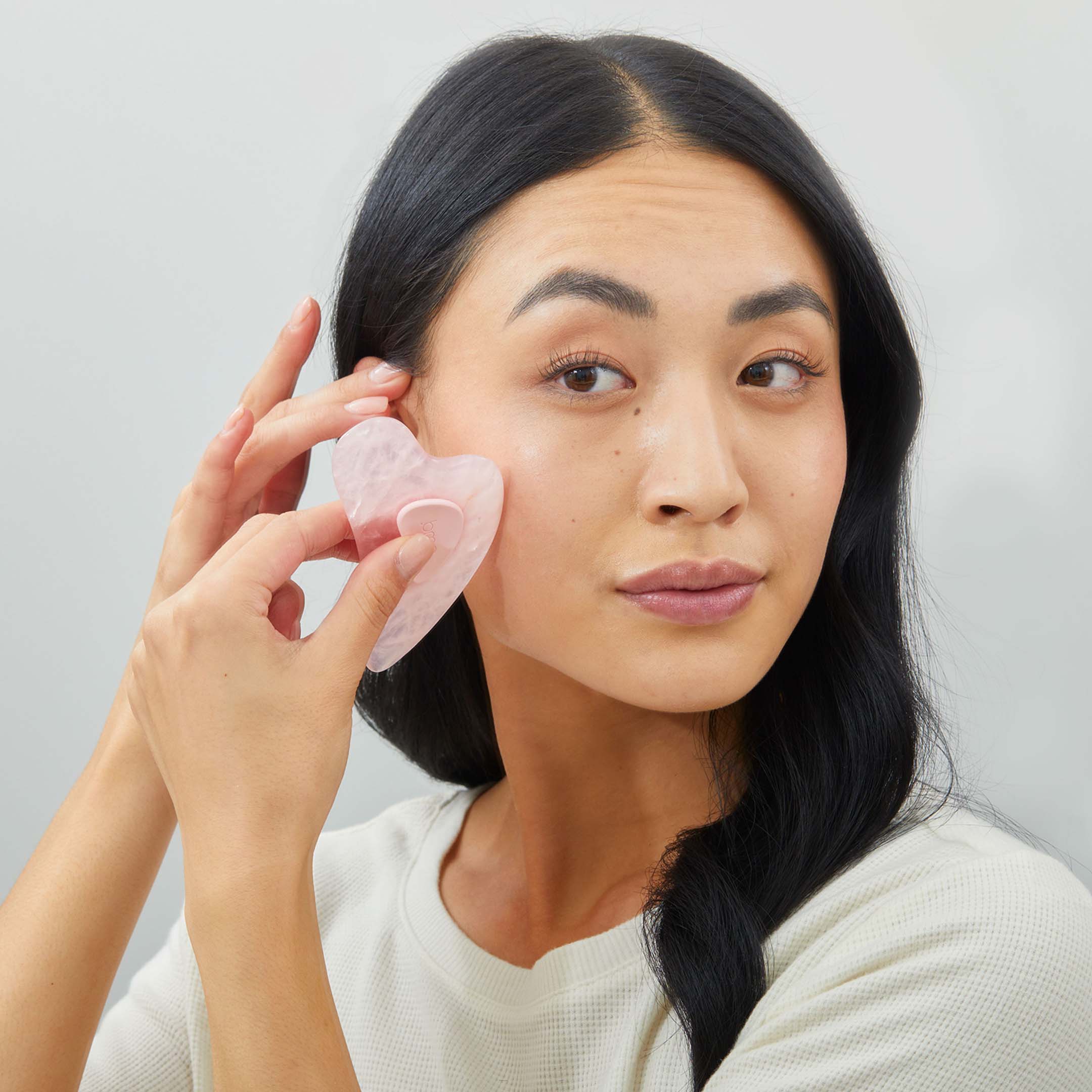 PMD Gua Sha RQ - Rose Quartz Stone Massager - Image 5