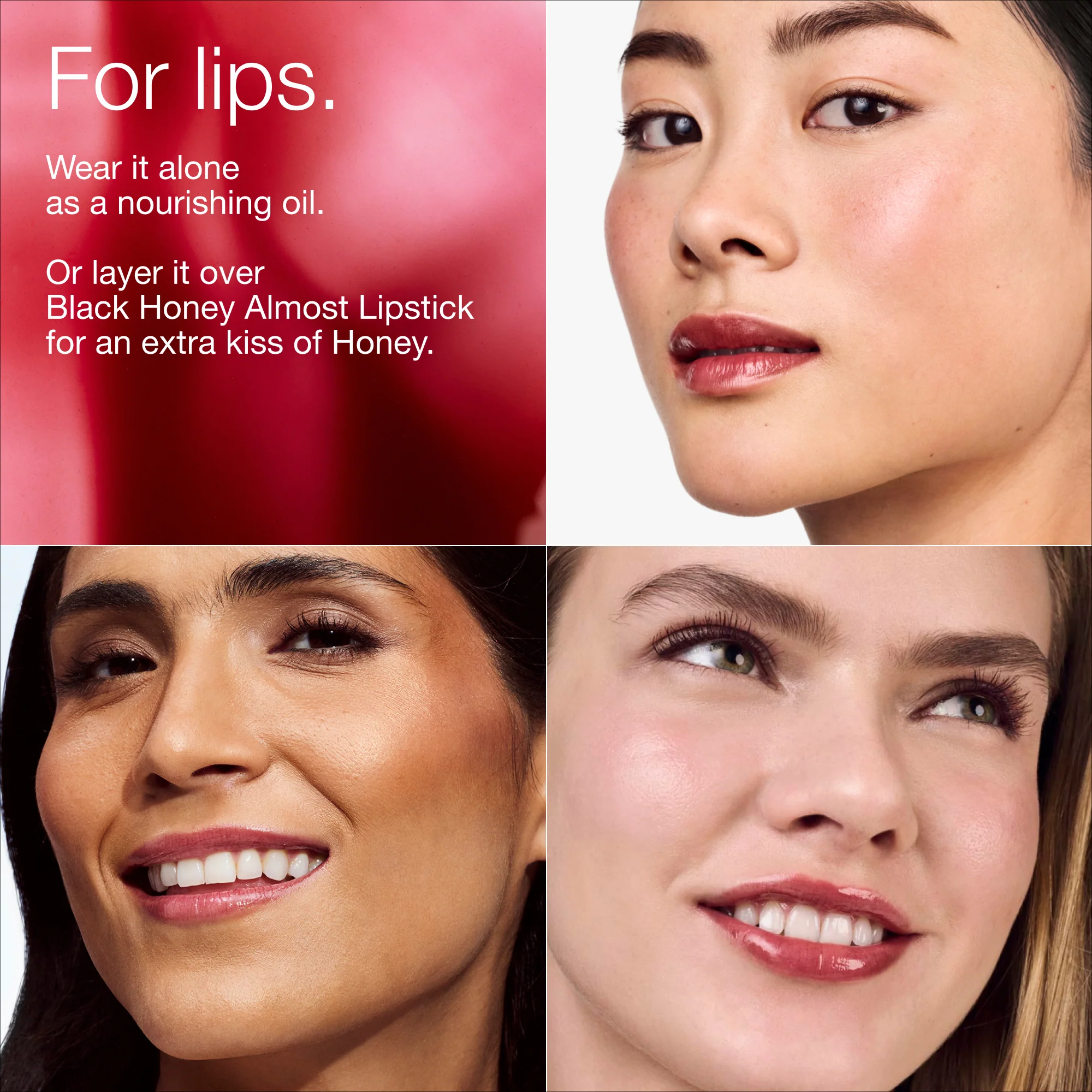 Pop™ Lip + Cheek Oil in Black Honey - Image 8