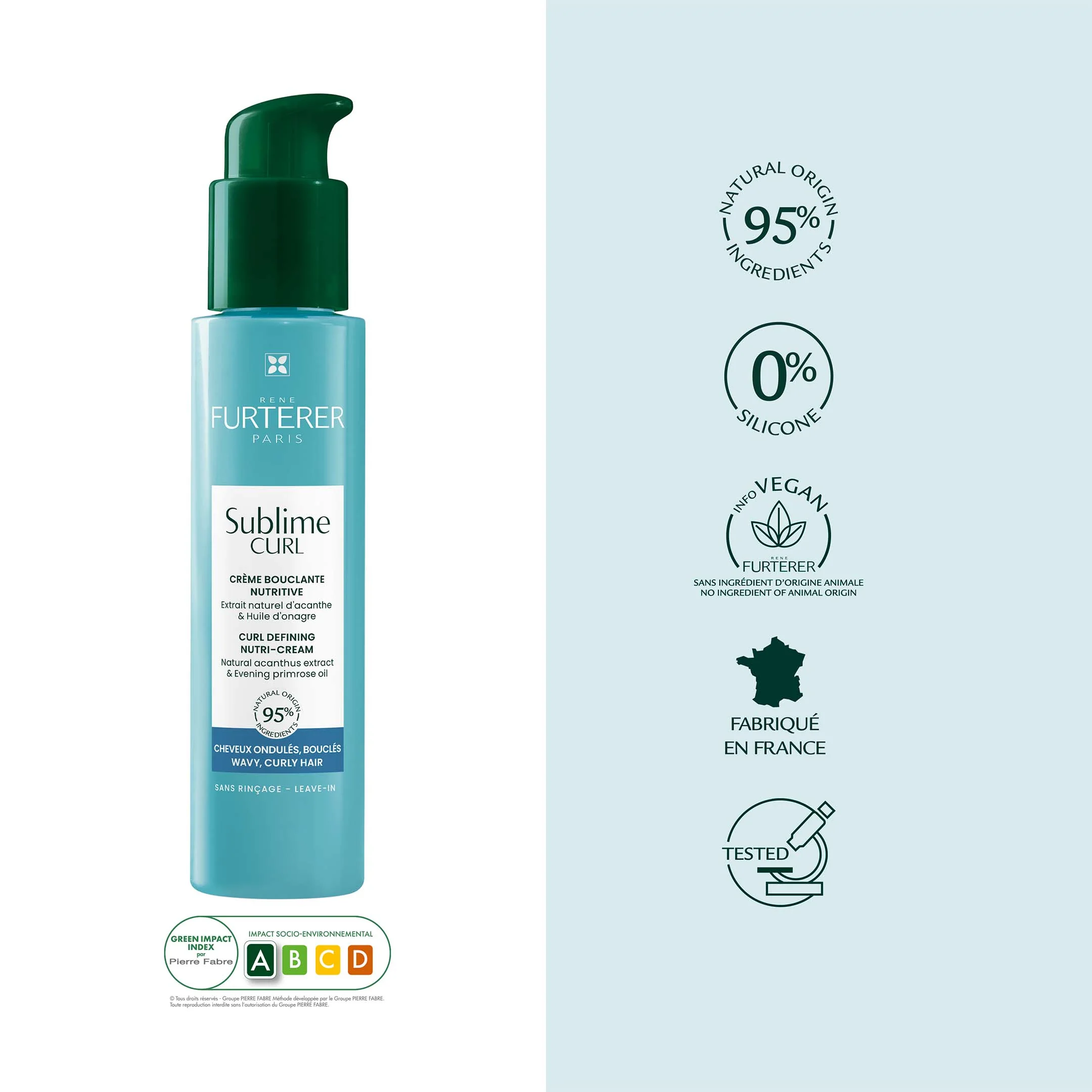 René Furterer Cream For Curly Hair - Curl Defining Nutri-Cream - Sublime Curl 100Ml - Image 11