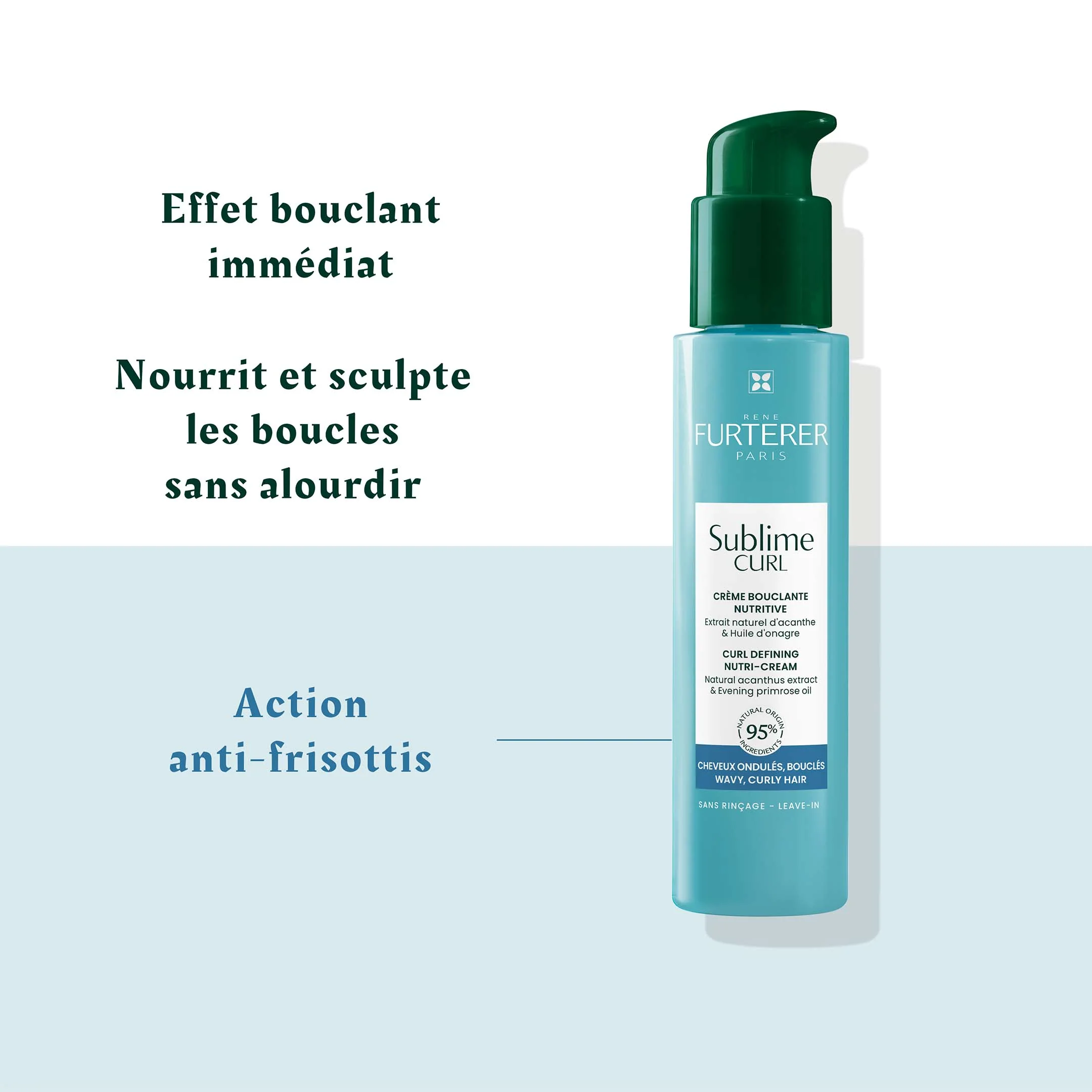 René Furterer Cream For Curly Hair - Curl Defining Nutri-Cream - Sublime Curl 100Ml - Image 12