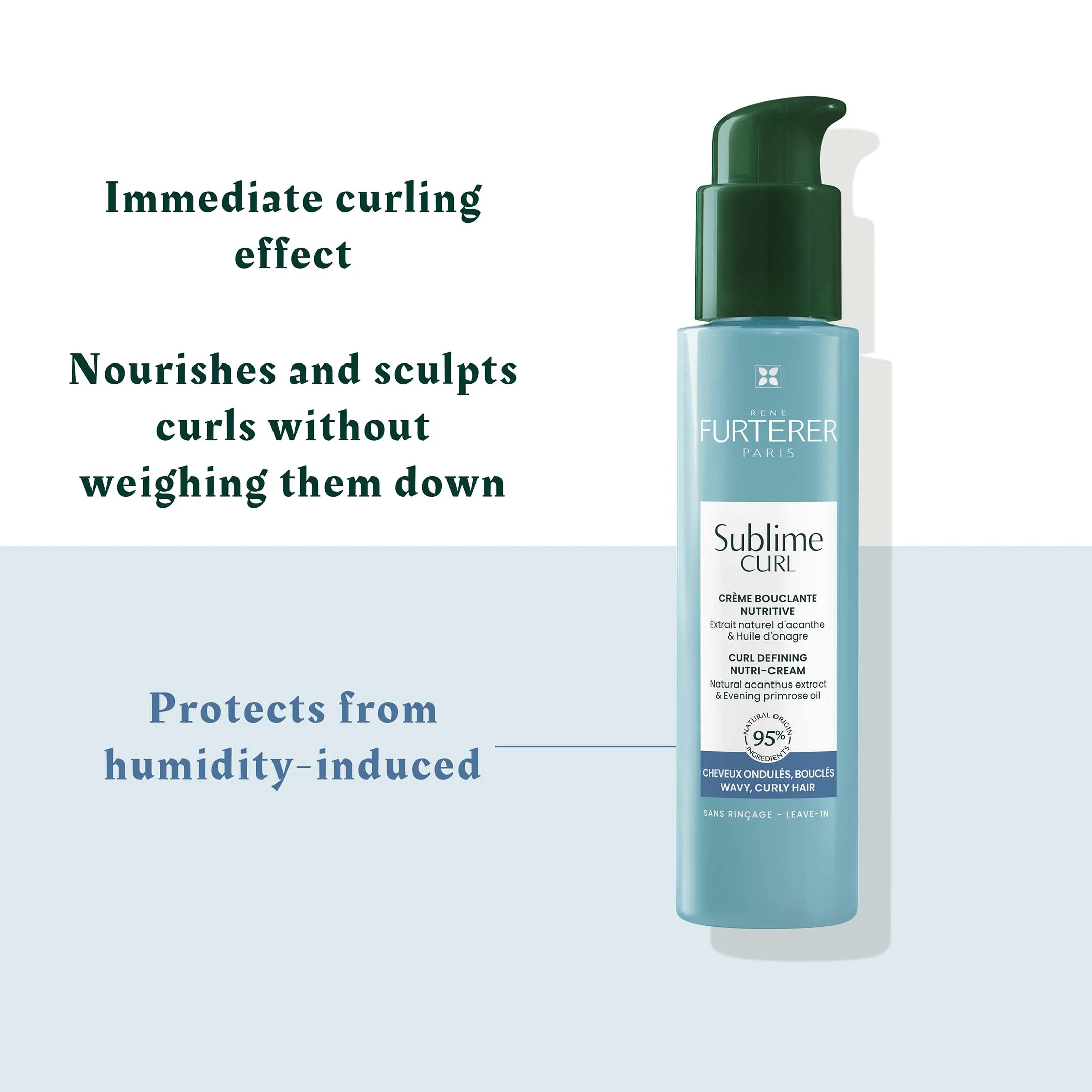René Furterer Cream For Curly Hair - Curl Defining Nutri-Cream - Sublime Curl 100Ml - Image 6