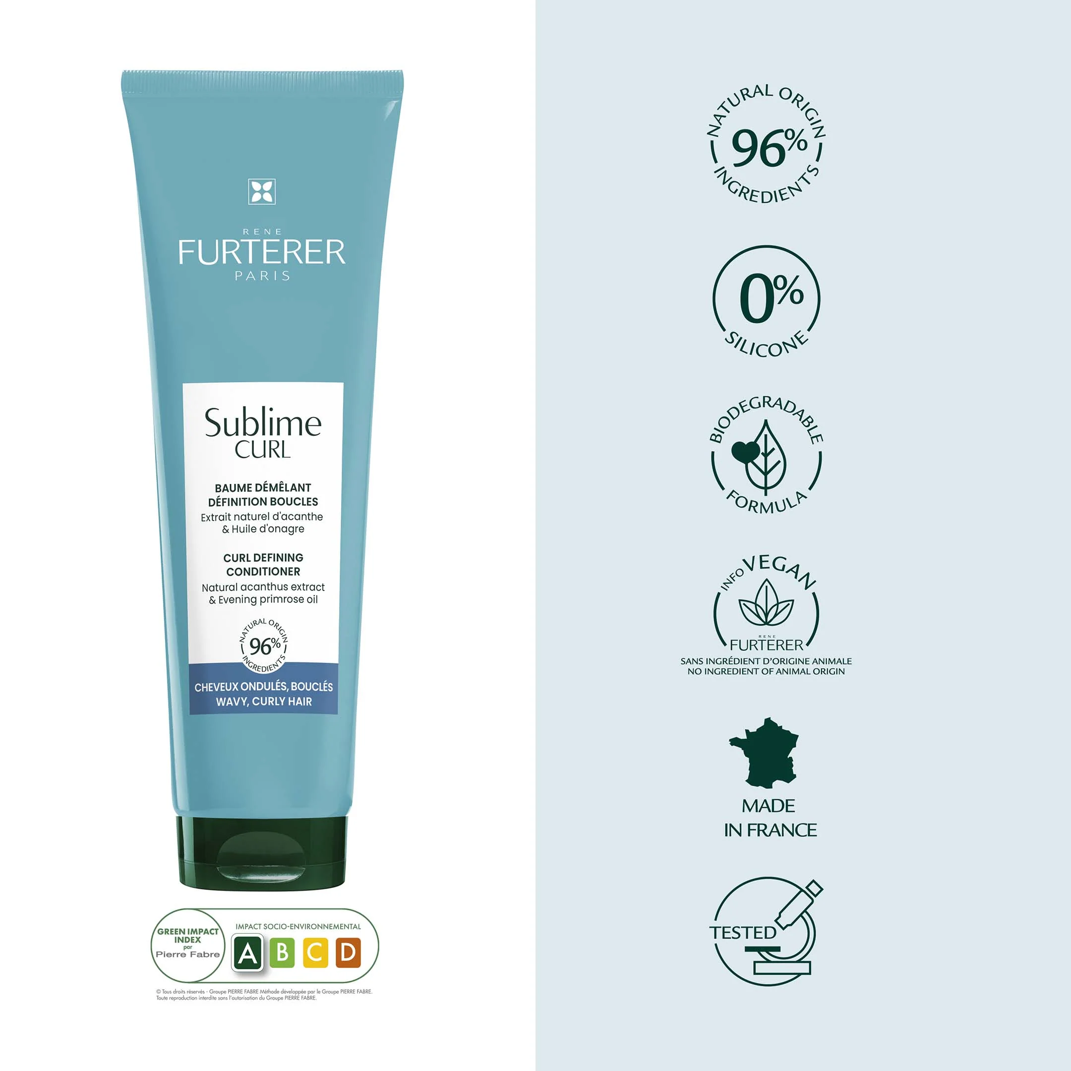 René Furterer Curl Defining Conditioner - Conditioner For Curly Hair - Sublime Curl 150Ml - Image 5