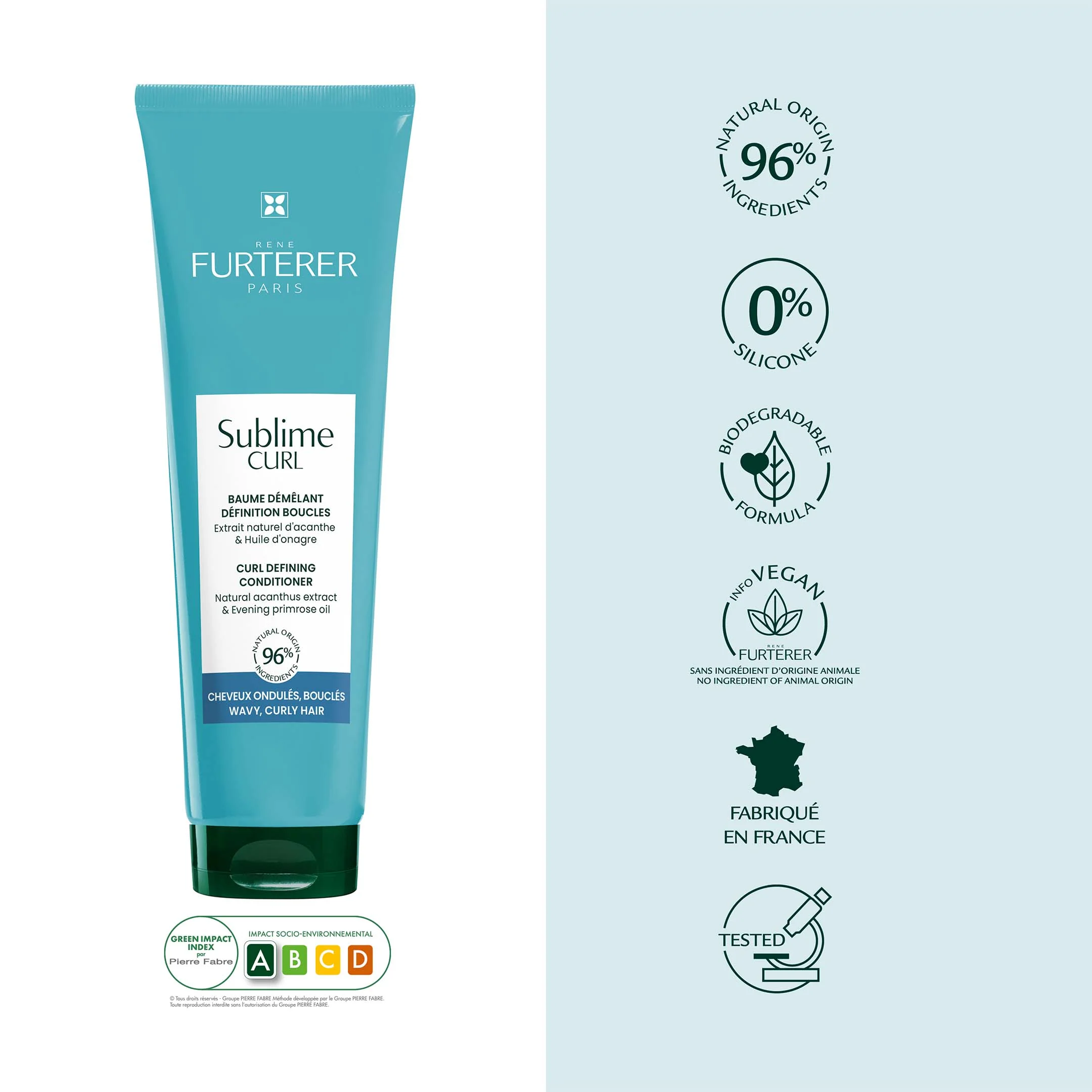 René Furterer Curl Defining Conditioner - Conditioner For Curly Hair - Sublime Curl 150Ml - Image 9
