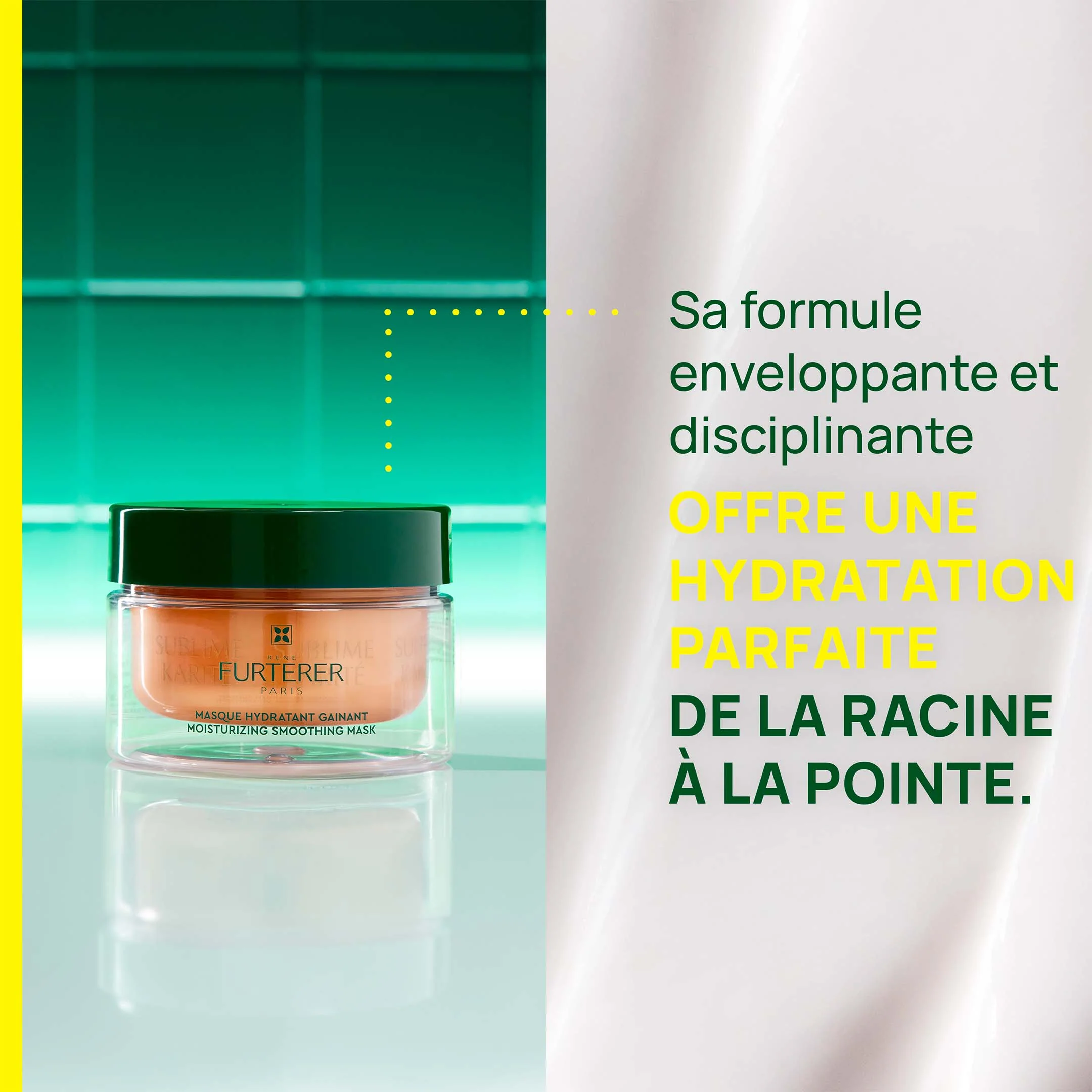 René Furterer Moisturizing Smoothing Mask With Shea - Sublime Karité 100Ml - Image 27