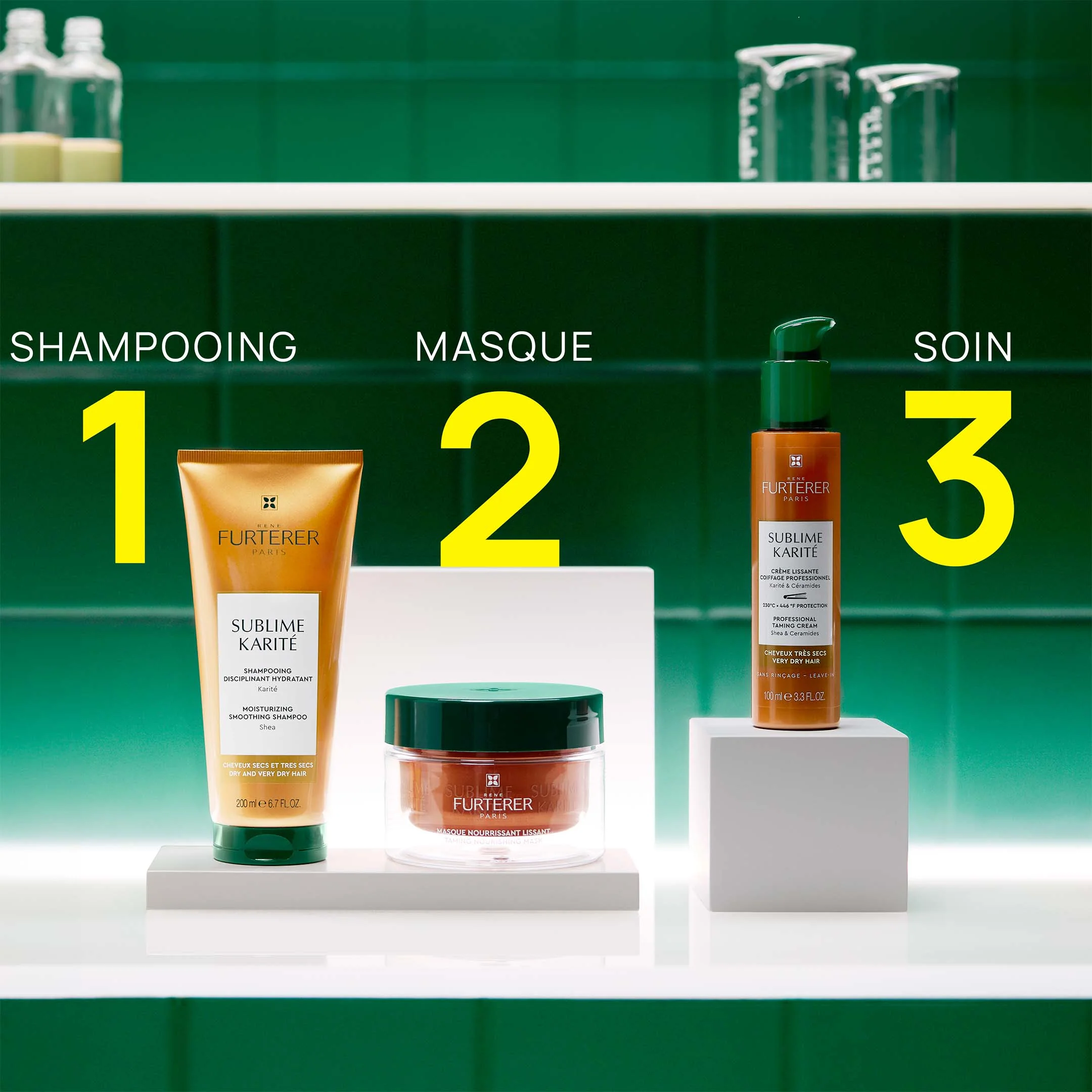 René Furterer Moisturizing Smoothing Shampoo With Shea - Sublime Karité 200Ml - Image 13