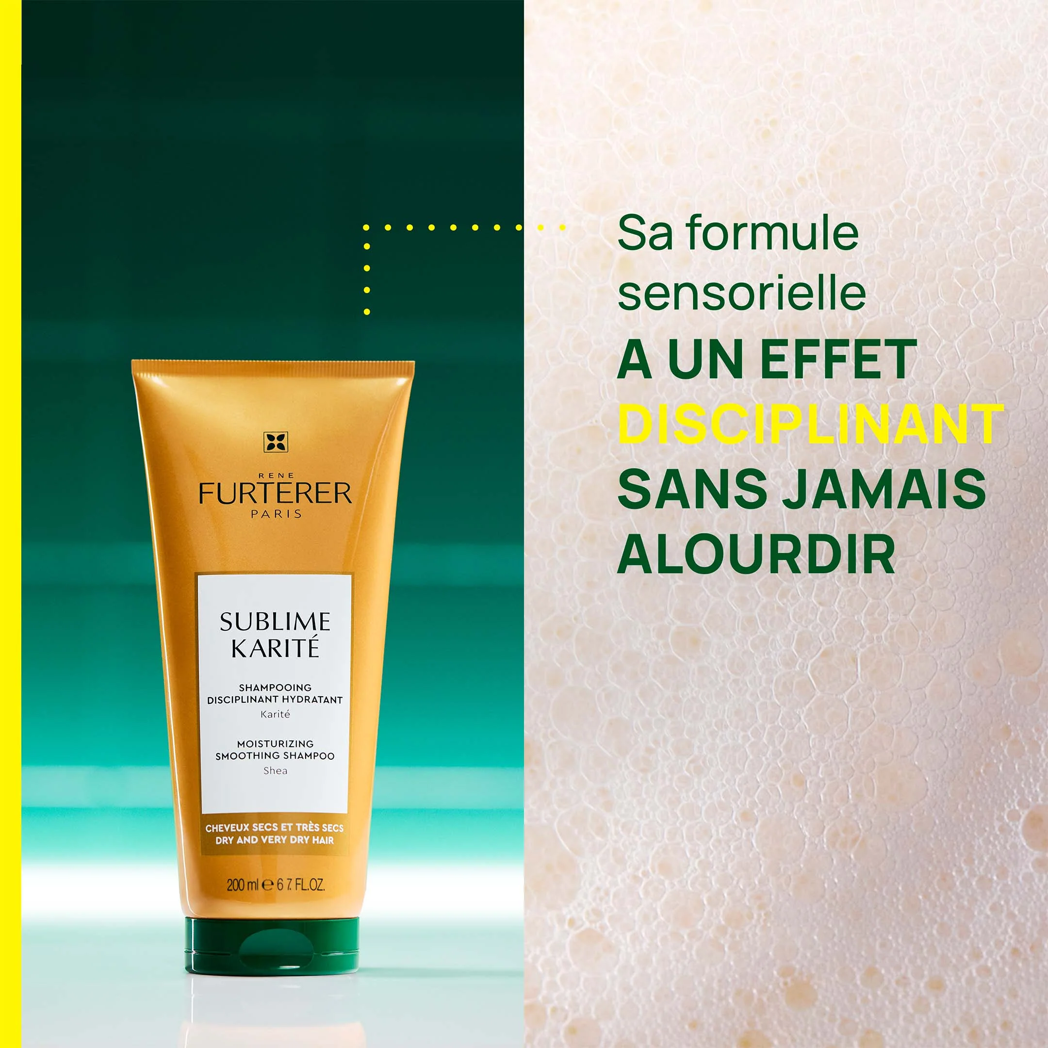 René Furterer Moisturizing Smoothing Shampoo With Shea - Sublime Karité 200Ml - Image 14