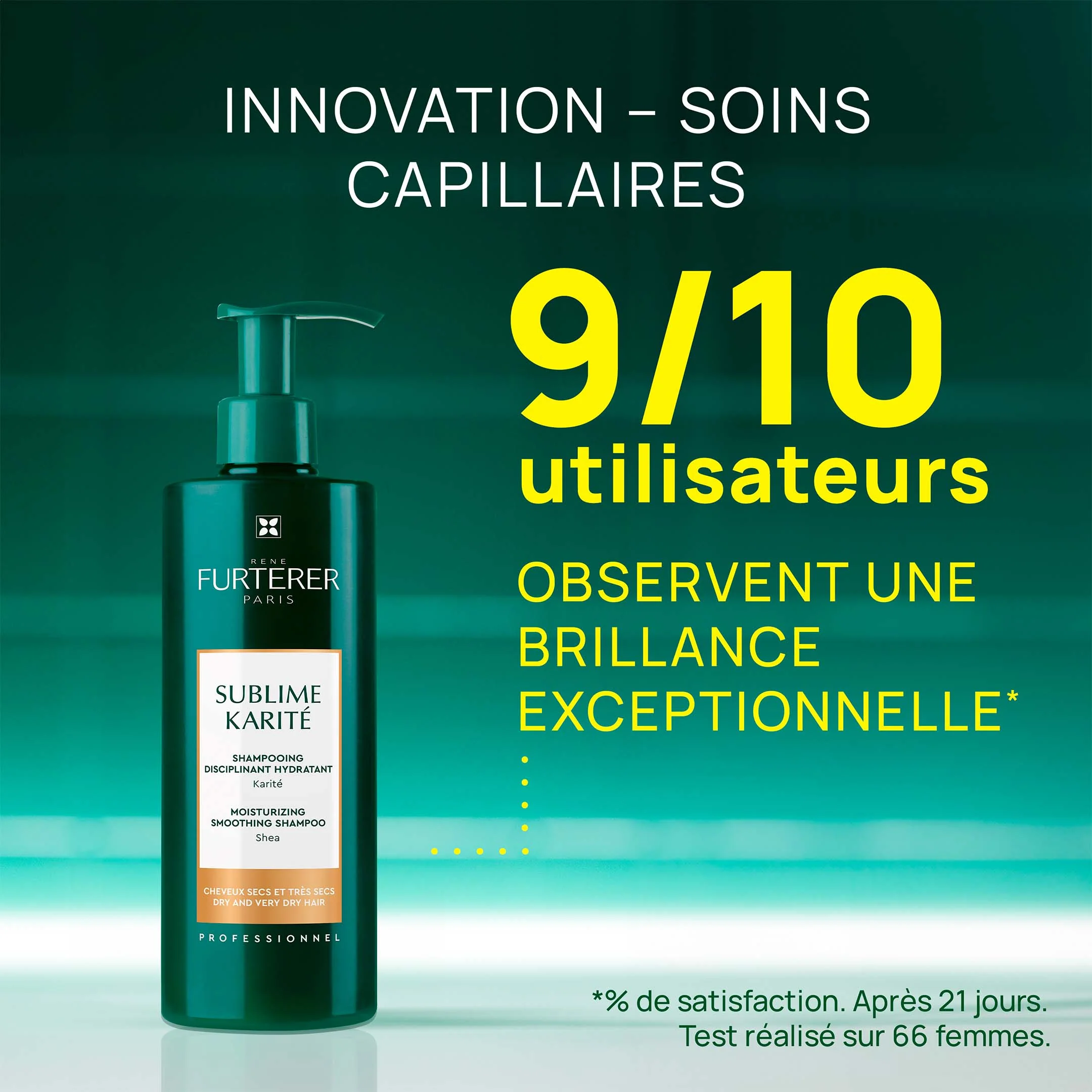 René Furterer Moisturizing Smoothing Shampoo With Shea - Sublime Karité 500Ml - Image 11