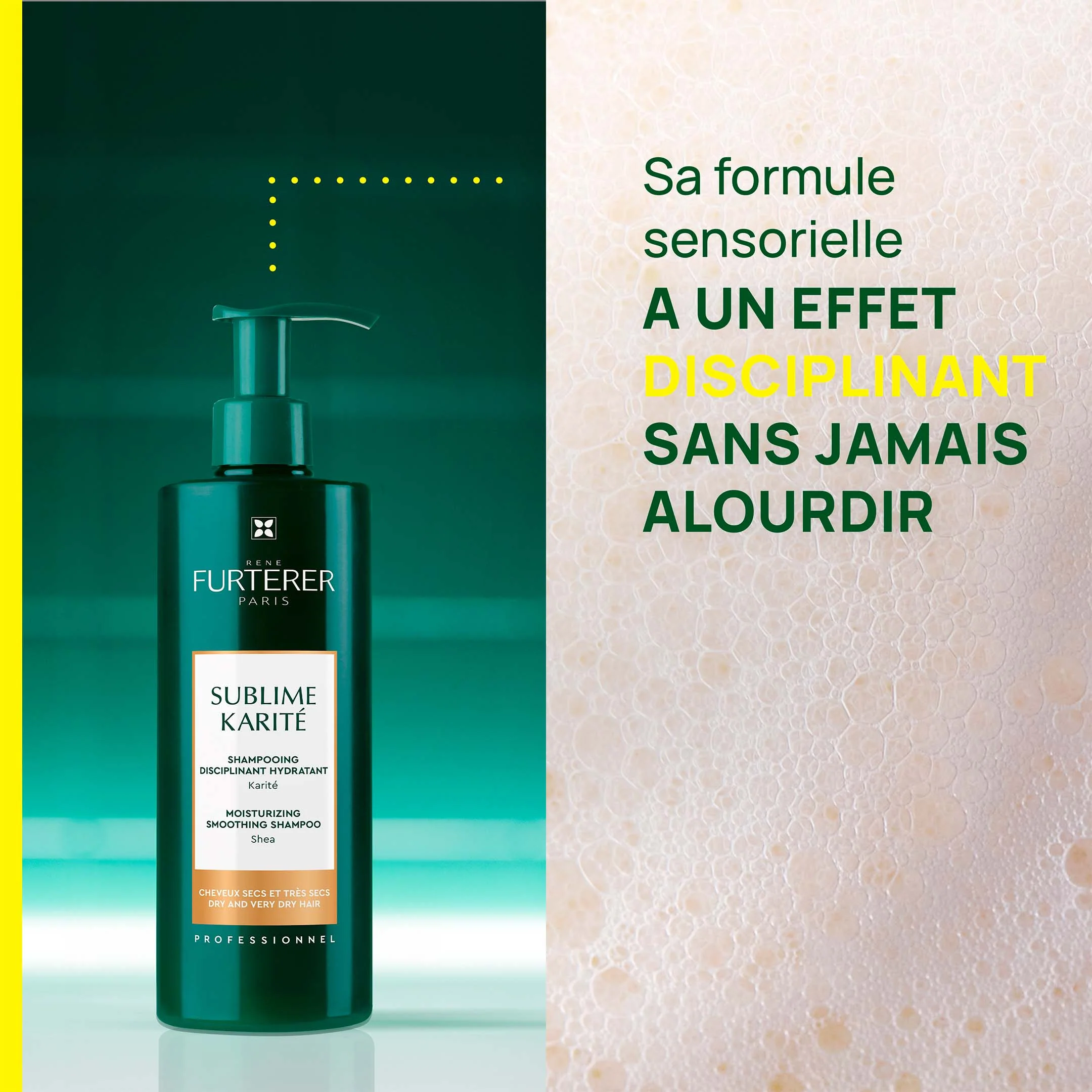 René Furterer Moisturizing Smoothing Shampoo With Shea - Sublime Karité 500Ml - Image 15