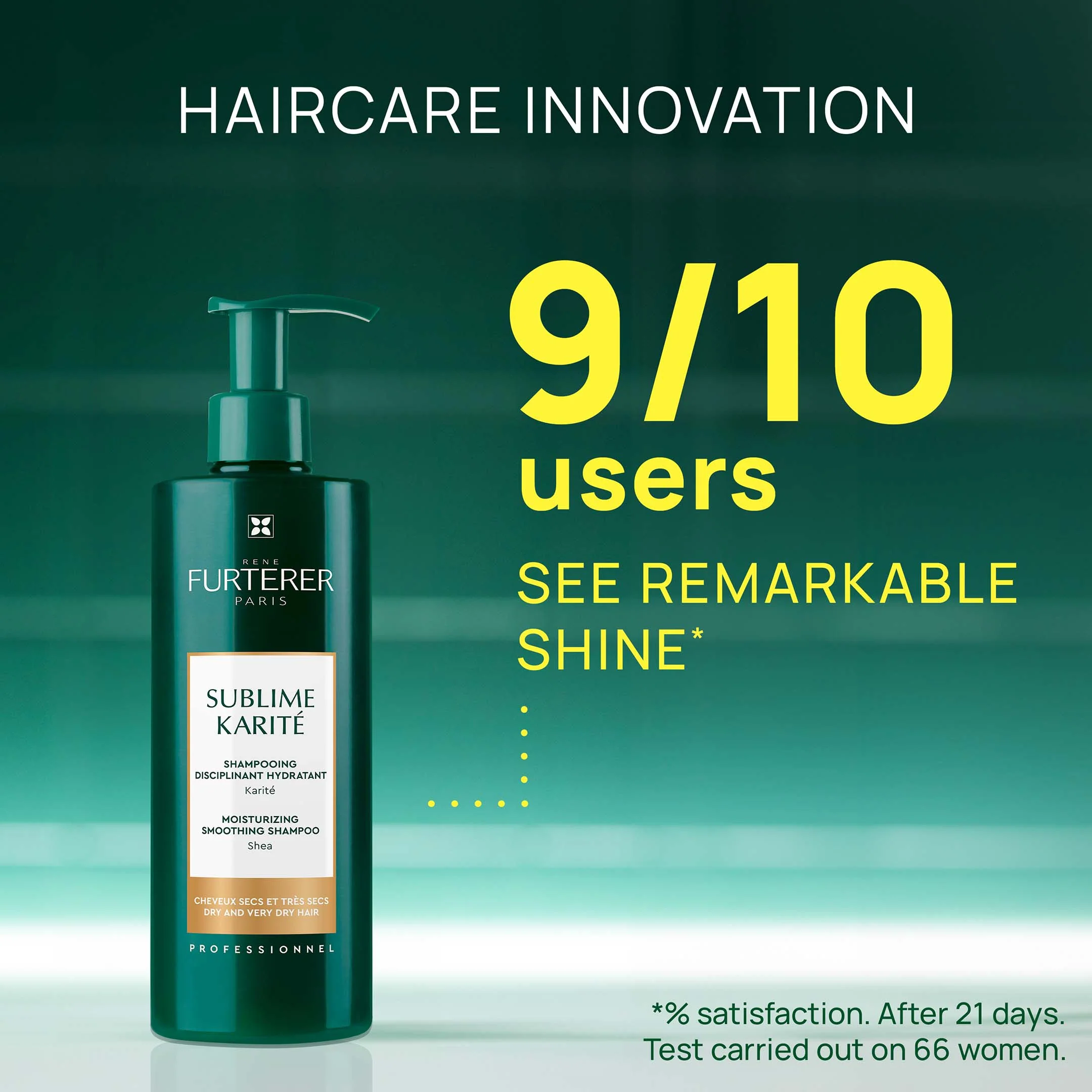 René Furterer Moisturizing Smoothing Shampoo With Shea - Sublime Karité 500Ml - Image 4