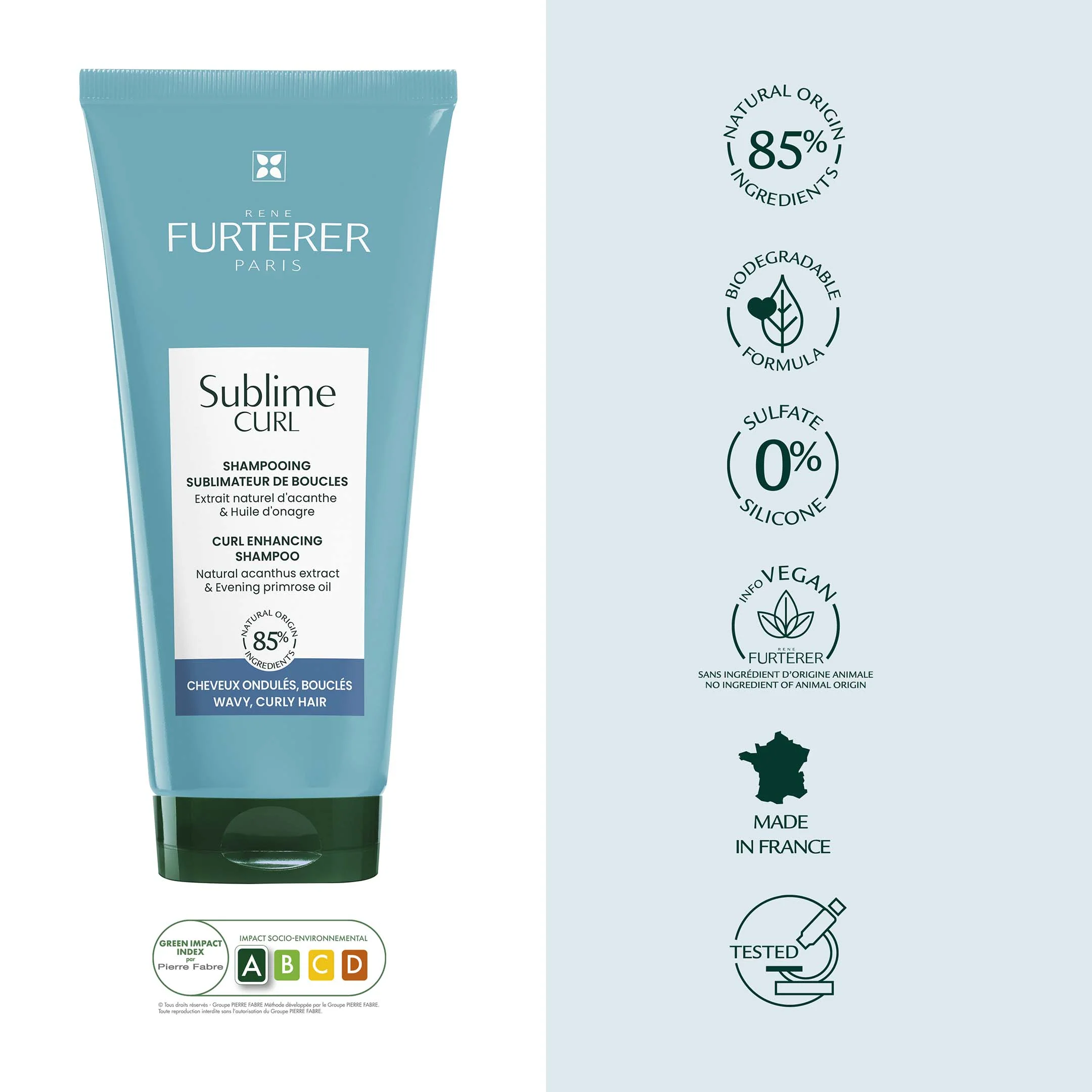 René Furterer Shampoo For Curly Hair - Sublime Curl 200Ml - Image 4