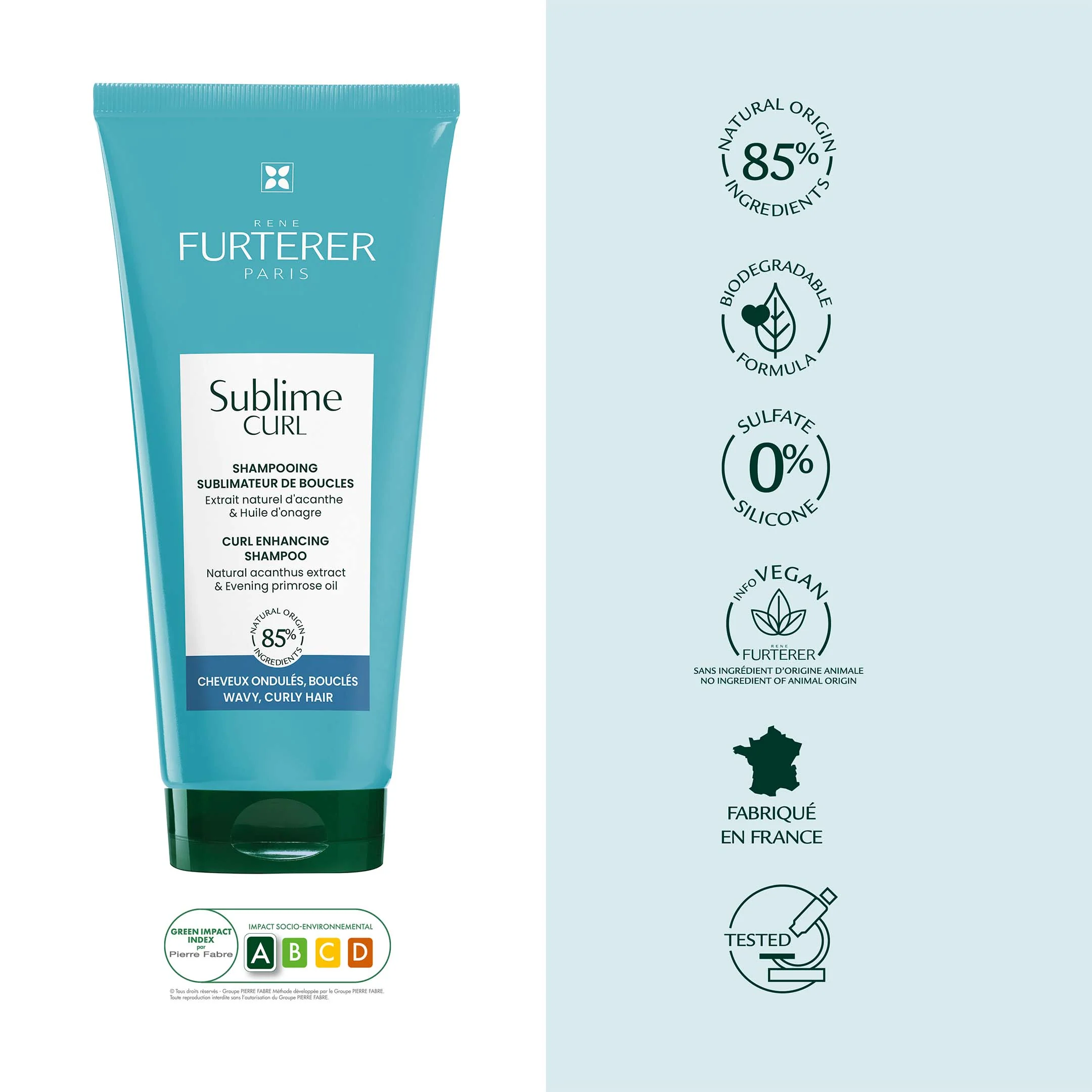 René Furterer Shampoo For Curly Hair - Sublime Curl 200Ml - Image 9