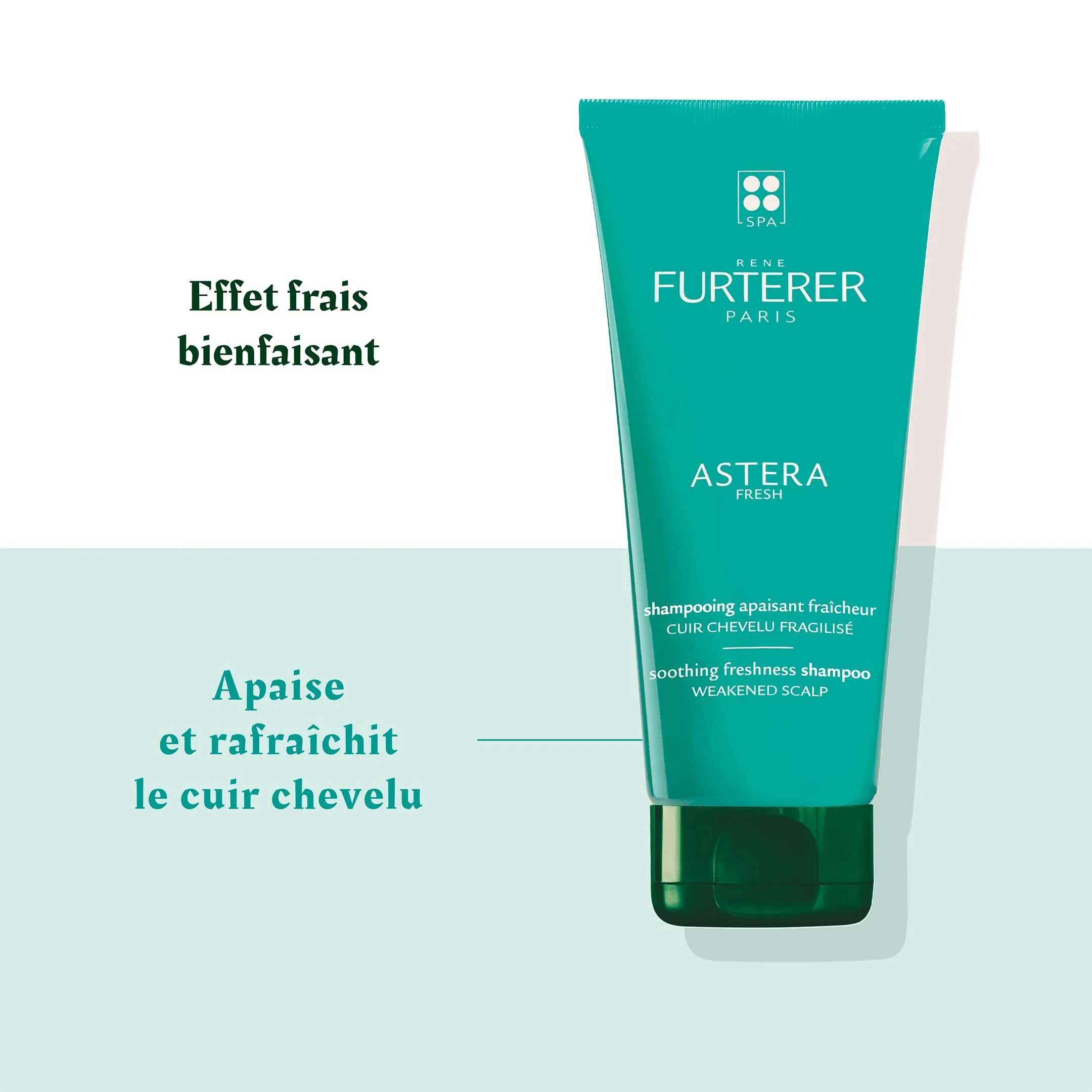 René Furterer Soothing Freshness Shampoo - Shampoo For Weakened Scalps - Astera Fresh - 200Ml - Image 6
