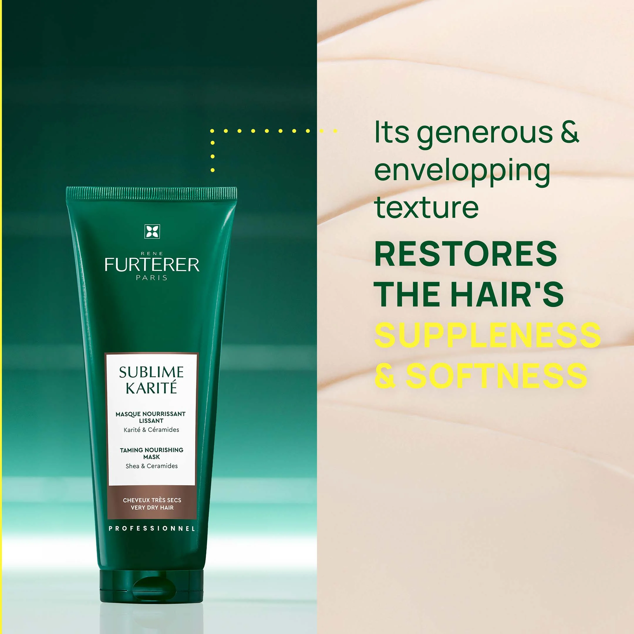 René Furterer Taming Nourishing Mask With Shea - Sublime Karité 250Ml - Image 8